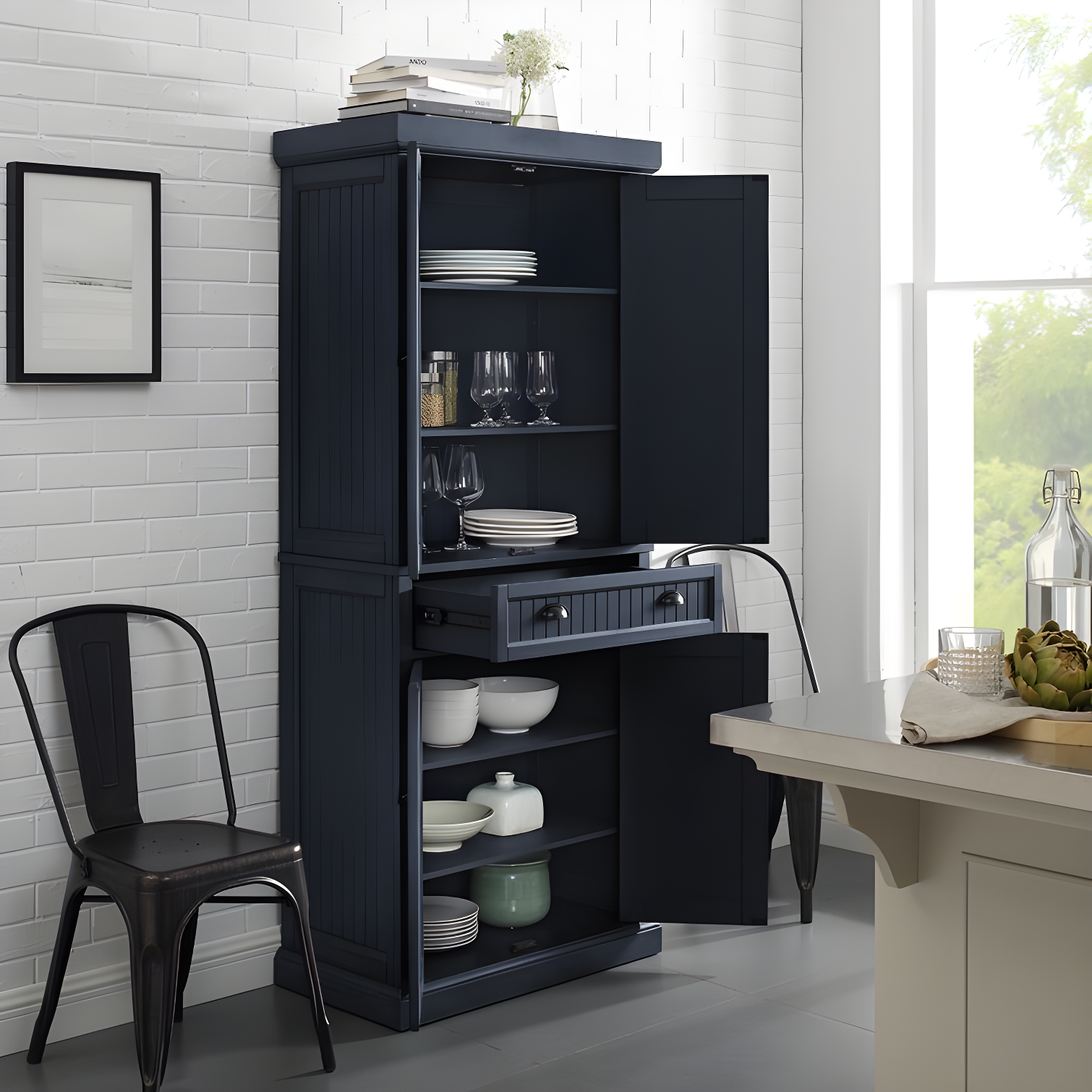 Seaside 72'' Kitchen Pantry