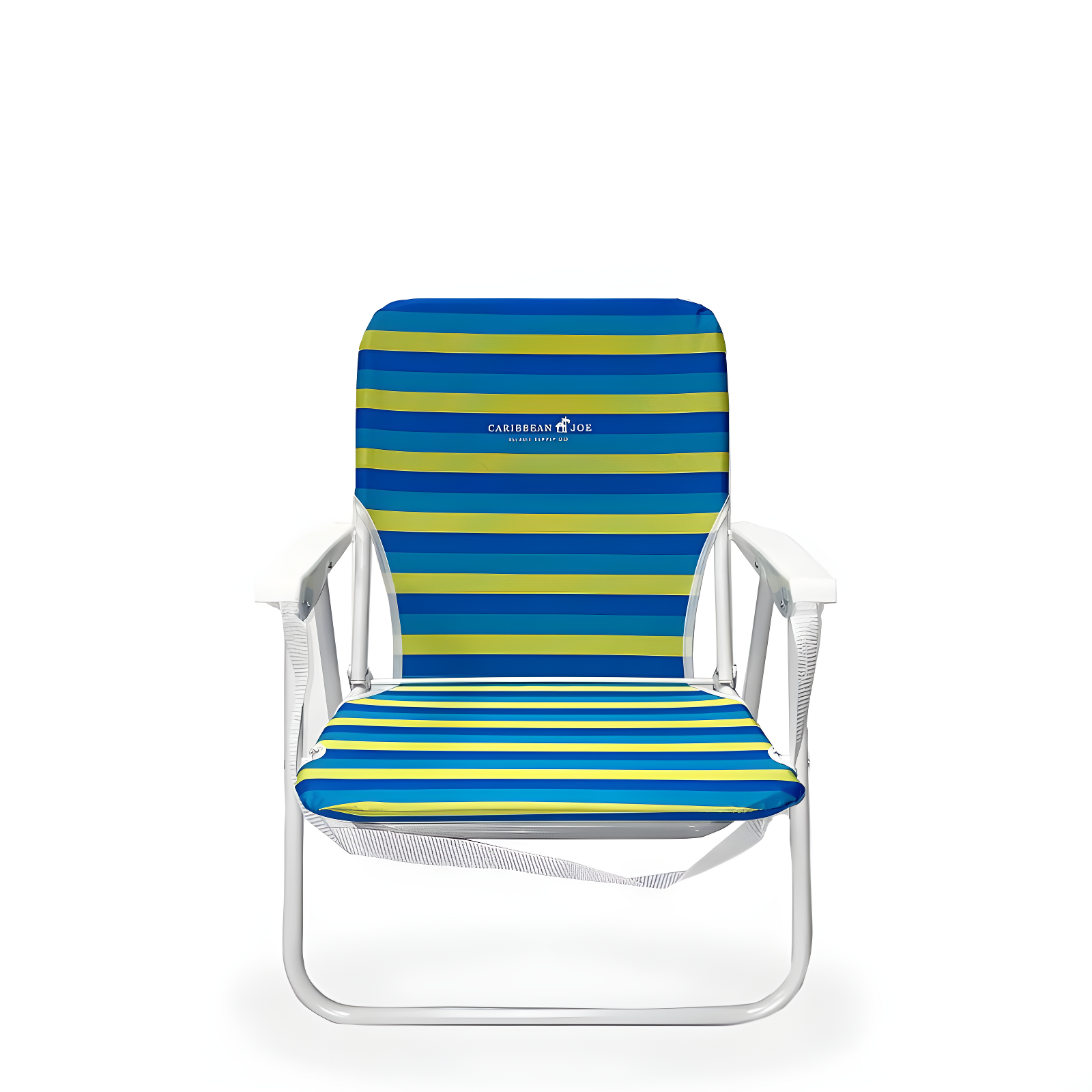 Caribbean Joe Burlap Folding Beach Chair