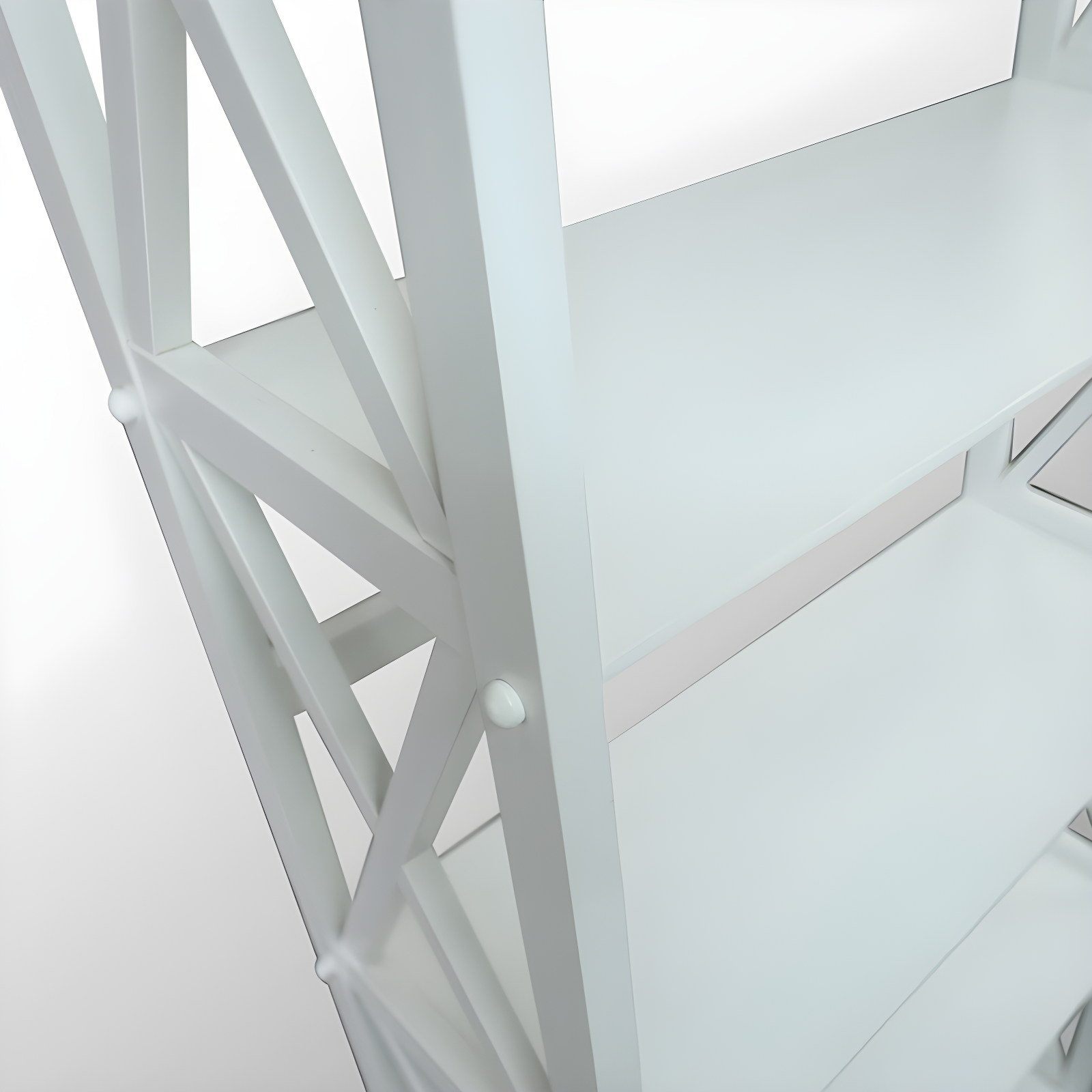 Ebern Designs Solid Wood Etagere Bookcase