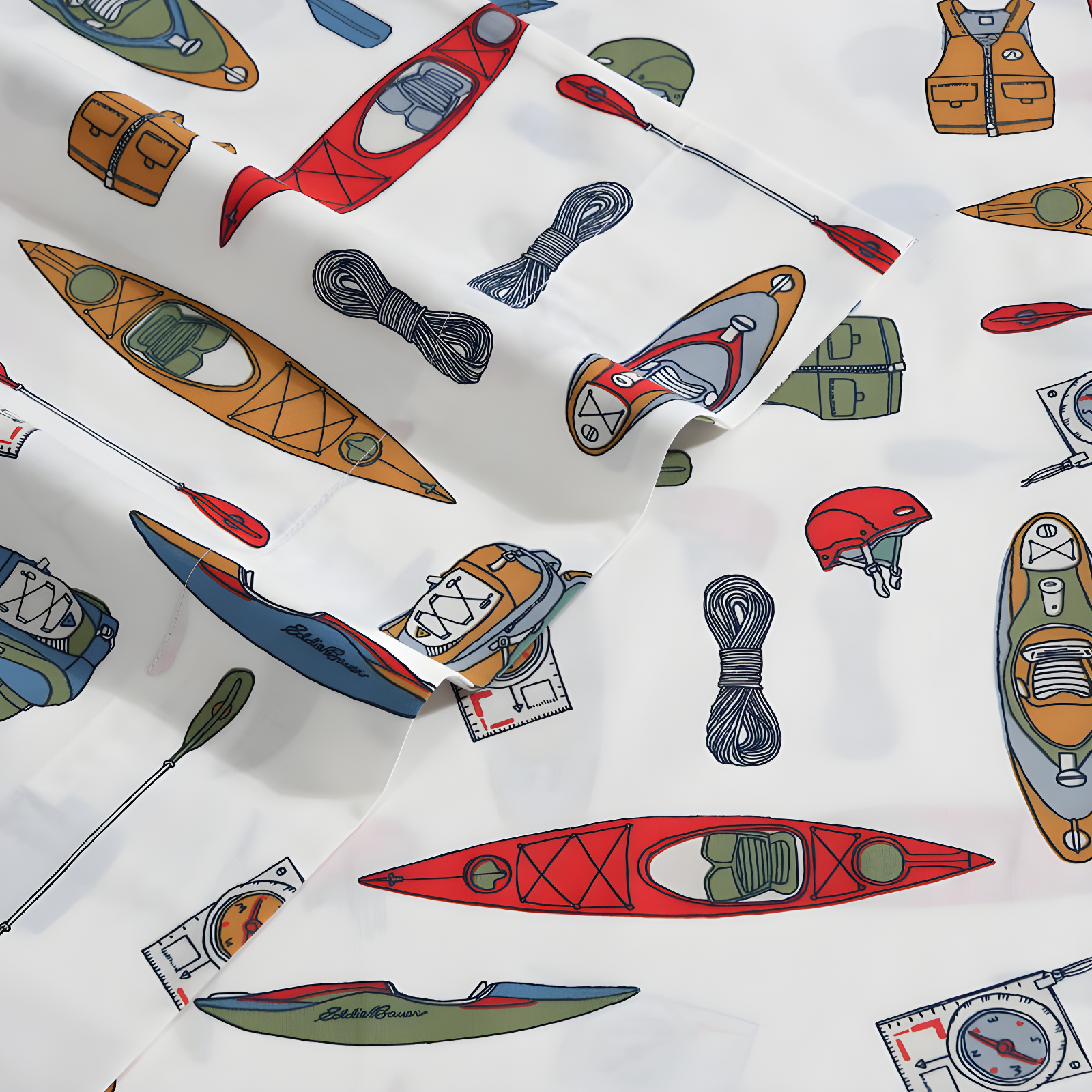 Eddie Bauer Printed Cotton Percale Sheet Sets