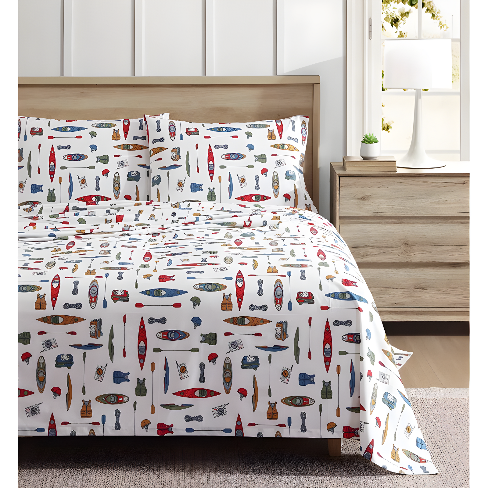 Eddie Bauer Printed Cotton Percale Sheet Sets