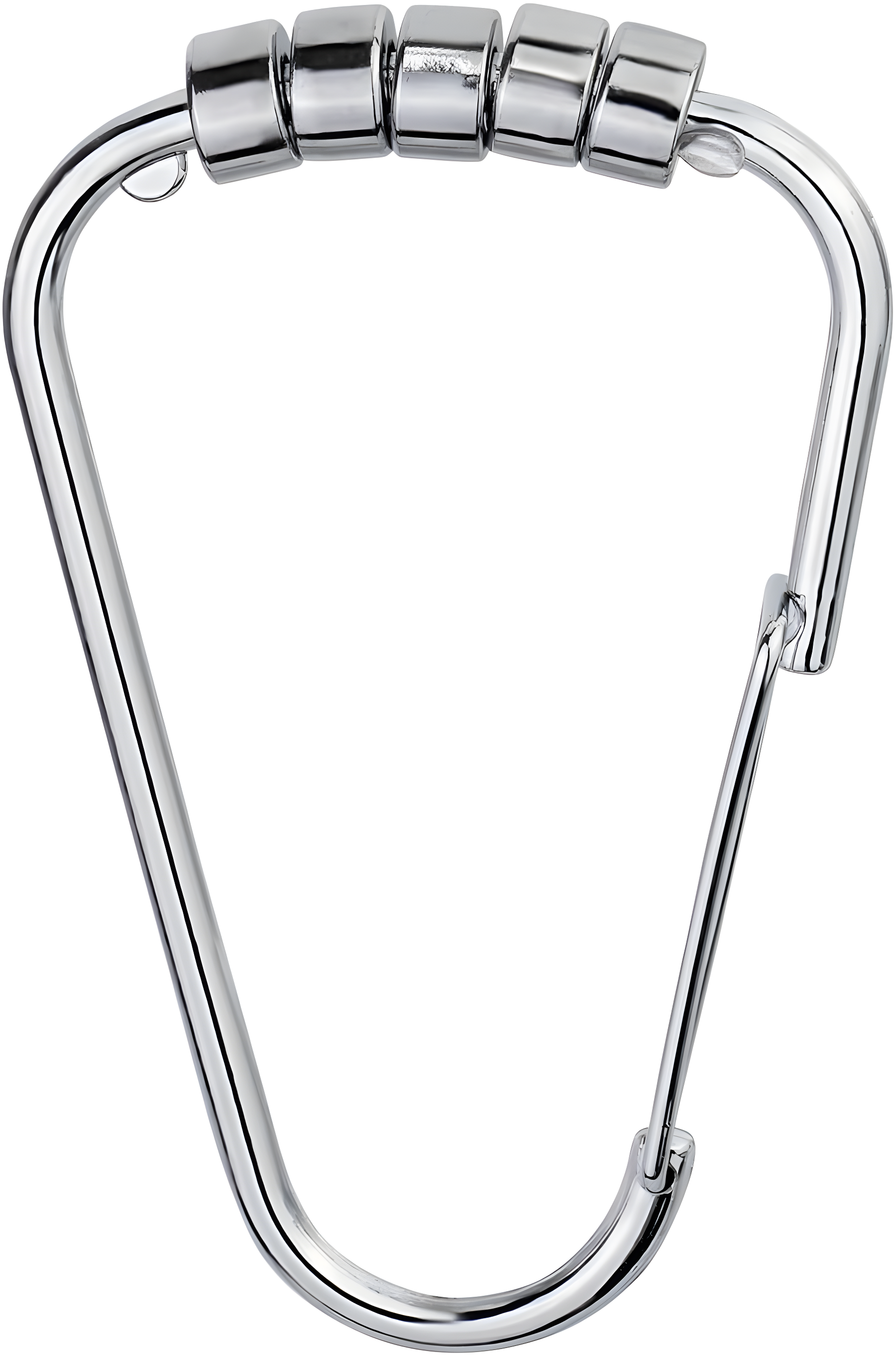 Splash Home Premium Oblo Shower Curtain Hooks (Set of 12)