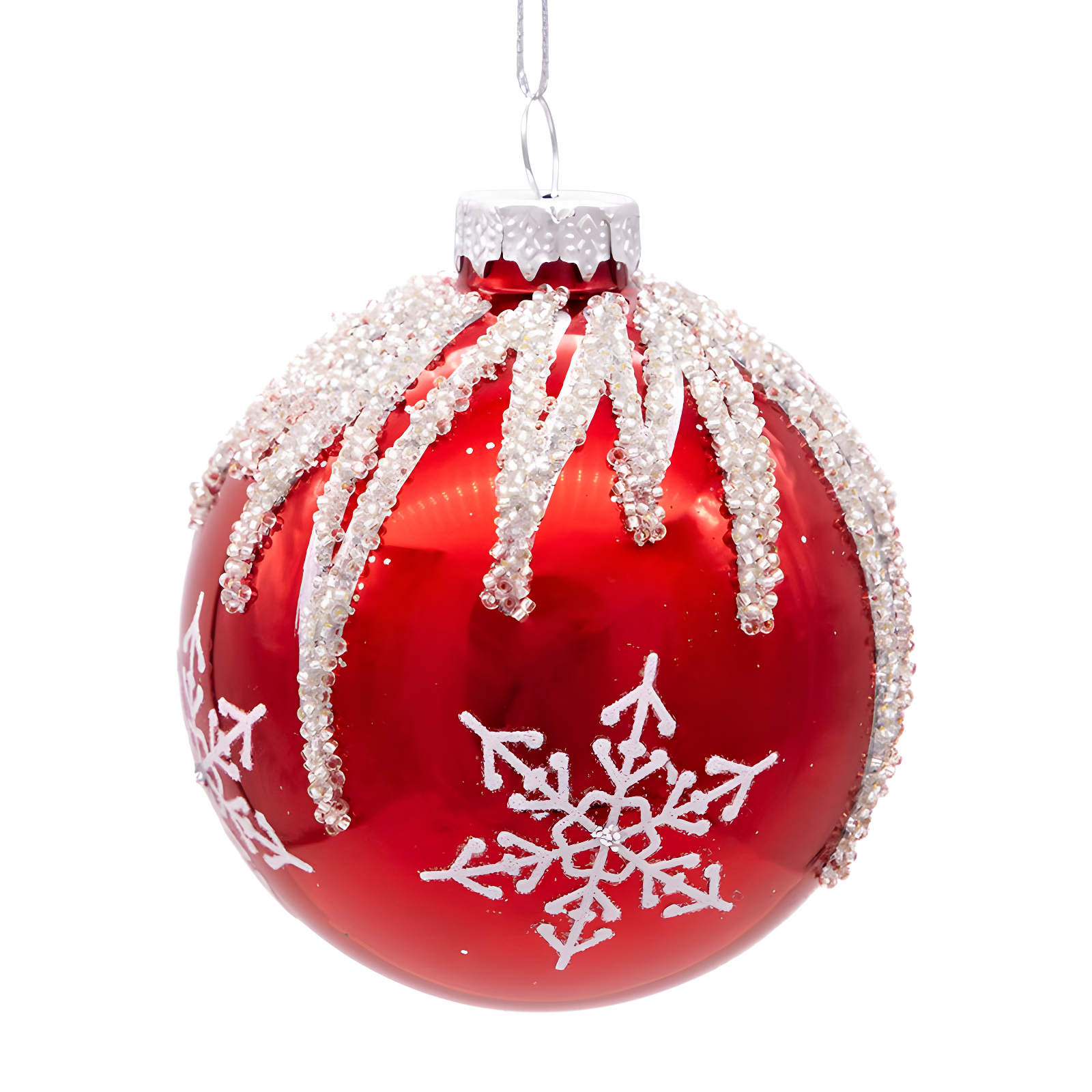 Kurt Adler Glass Ball Ornament (Set of 6)
