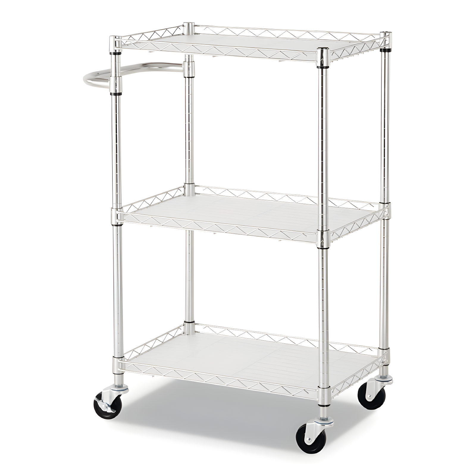 Alera® 39'' H x 24'' W Utility Cart with Wheels