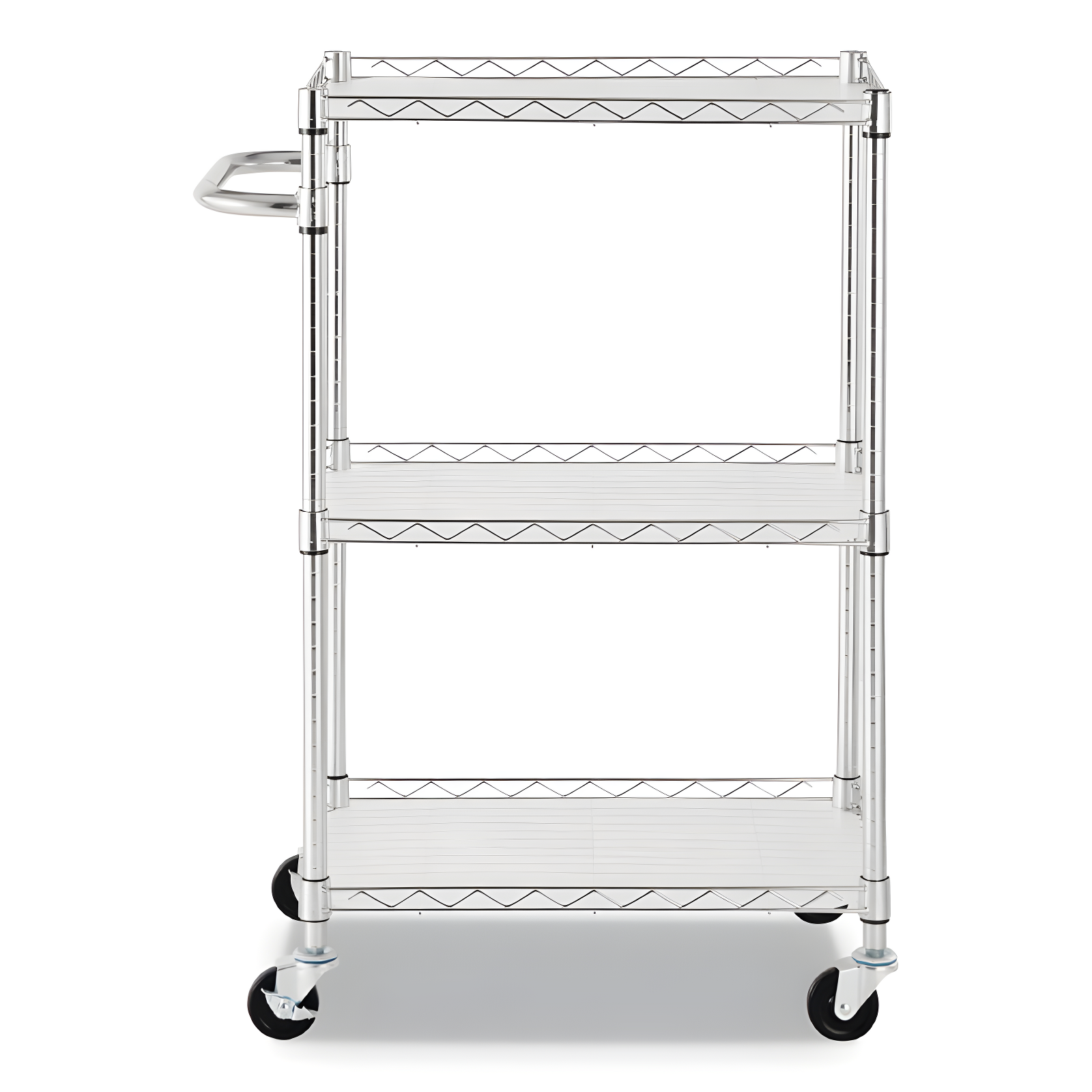 Alera® 39'' H x 24'' W Utility Cart with Wheels