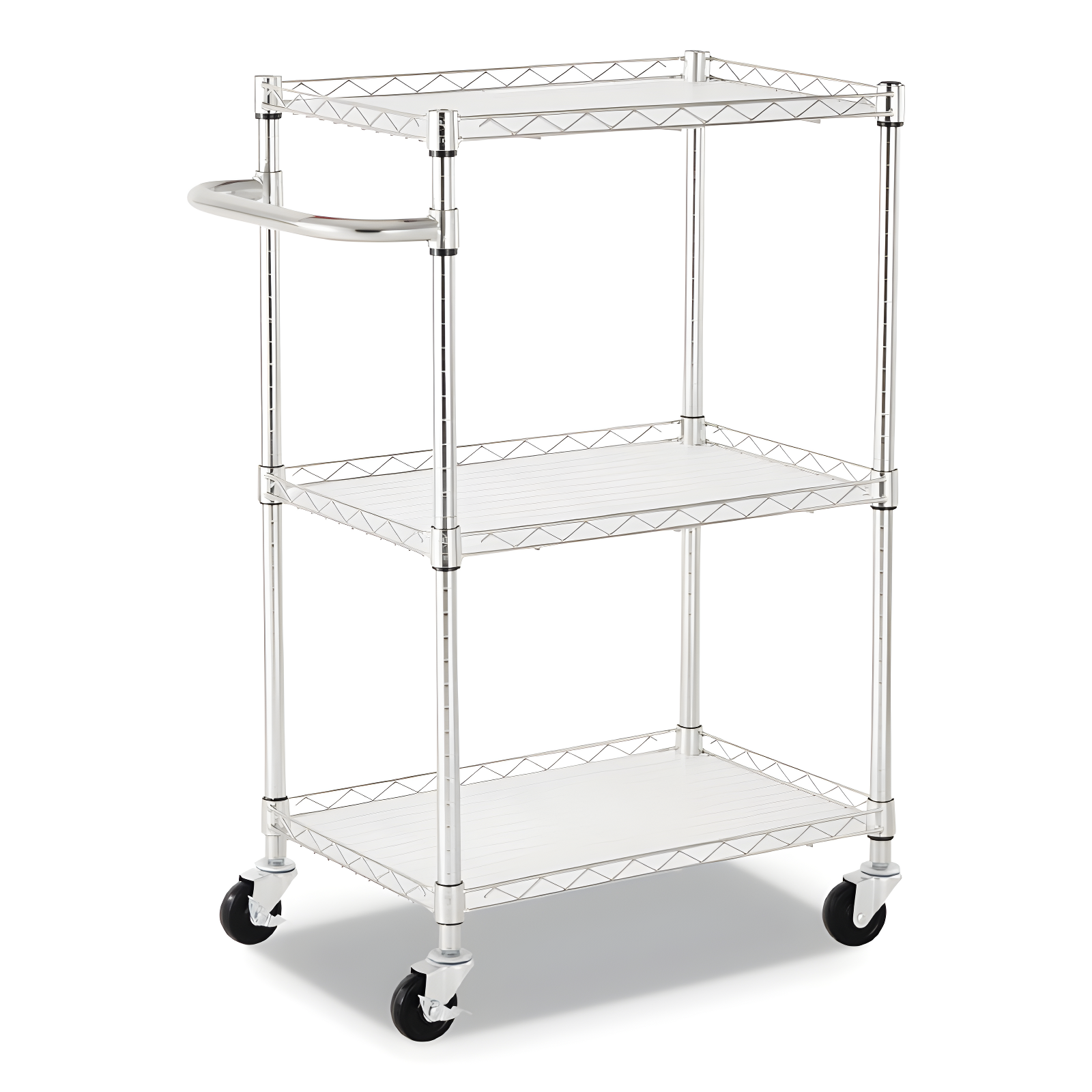 Alera® 39'' H x 24'' W Utility Cart with Wheels