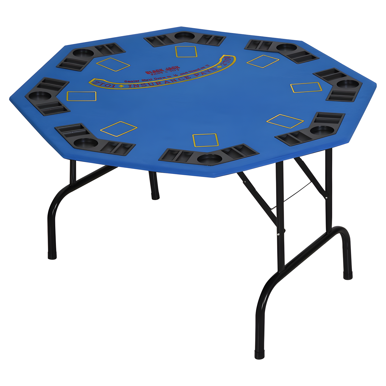 Soozier 48'' 8 - Player Foldable Poker Table
