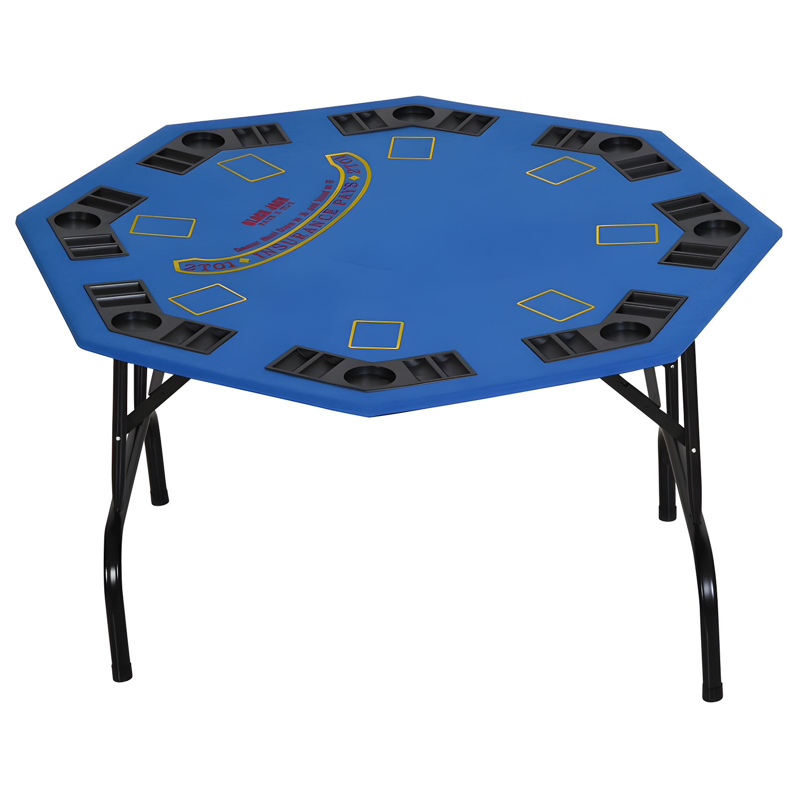 Soozier 48'' 8 - Player Foldable Poker Table