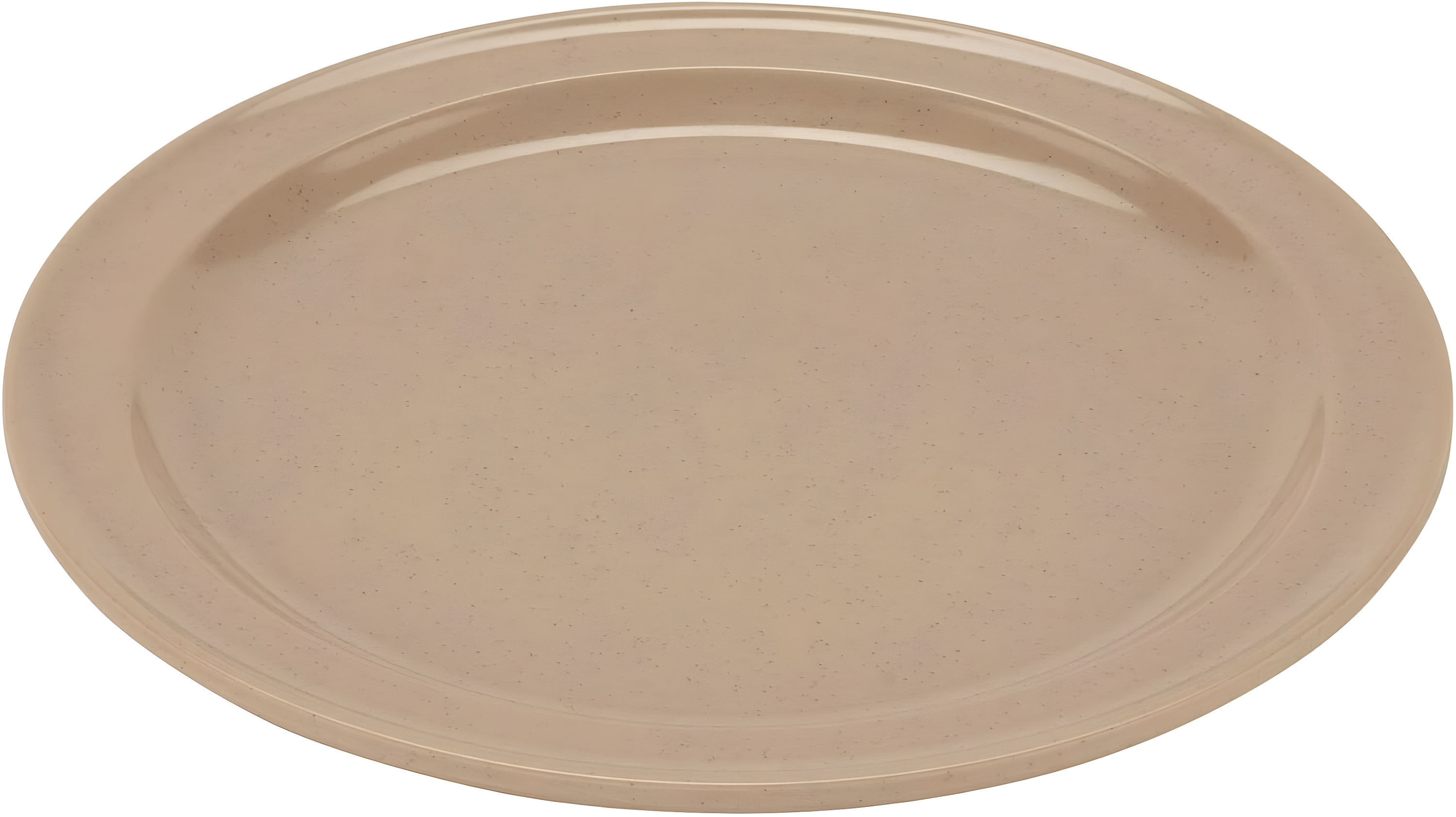 G.E.T. DP-509-S Sandstone 9" Round Plate, Break Resistant Dishwasher Safe Melamine Plastic, Supermel Collection (Pack of 12)