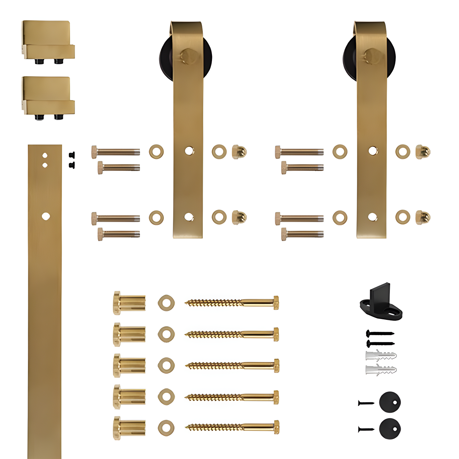 Soft Close Standard Single Barn Door Hardware Kit