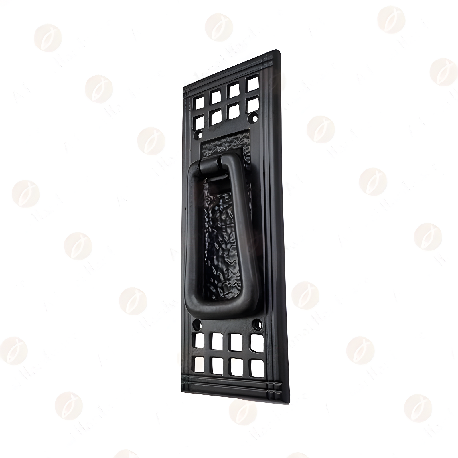 Adonai Hardware "Joppa Antique Iron Door Knocker (Black Powder Coated)