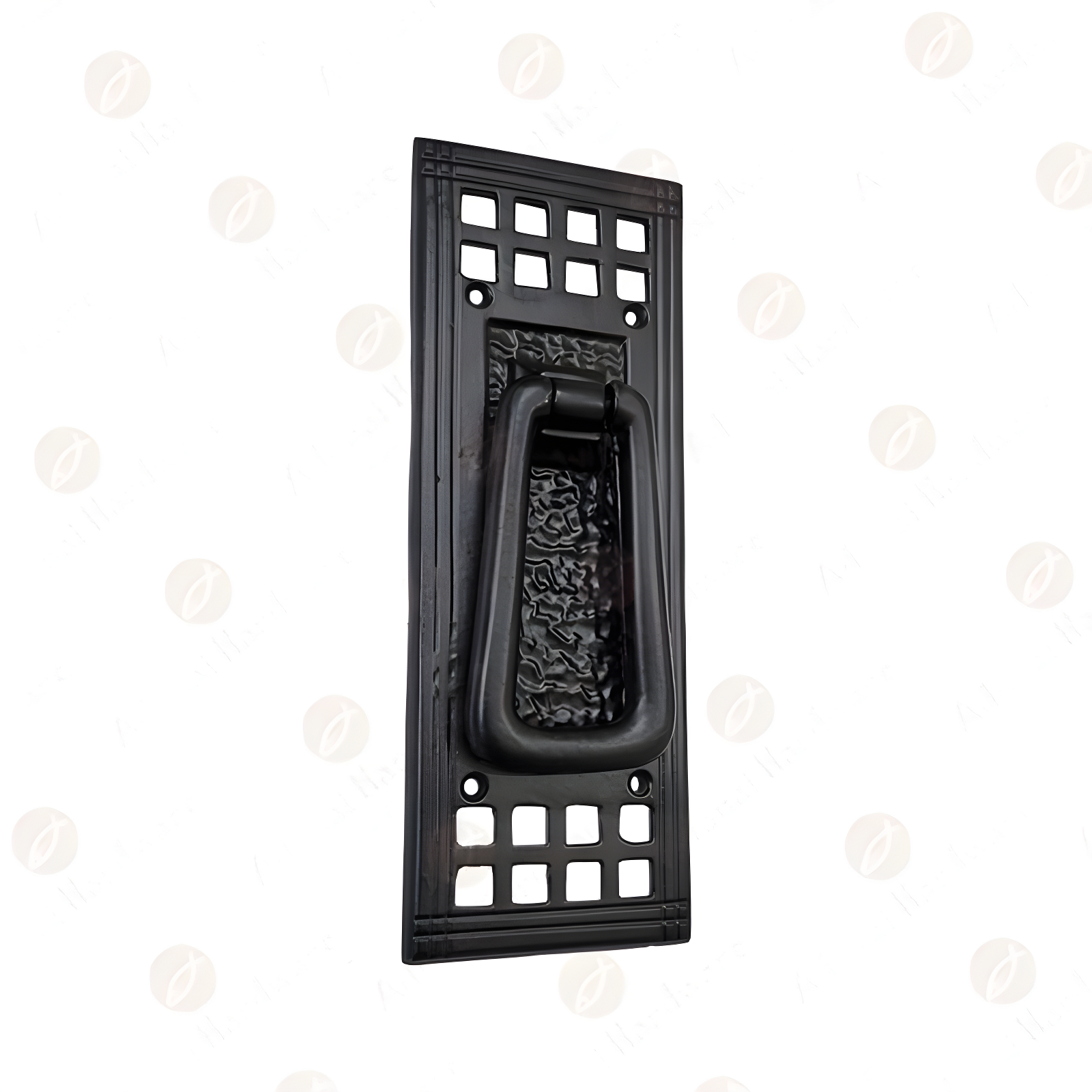 Adonai Hardware "Joppa Antique Iron Door Knocker (Black Powder Coated)