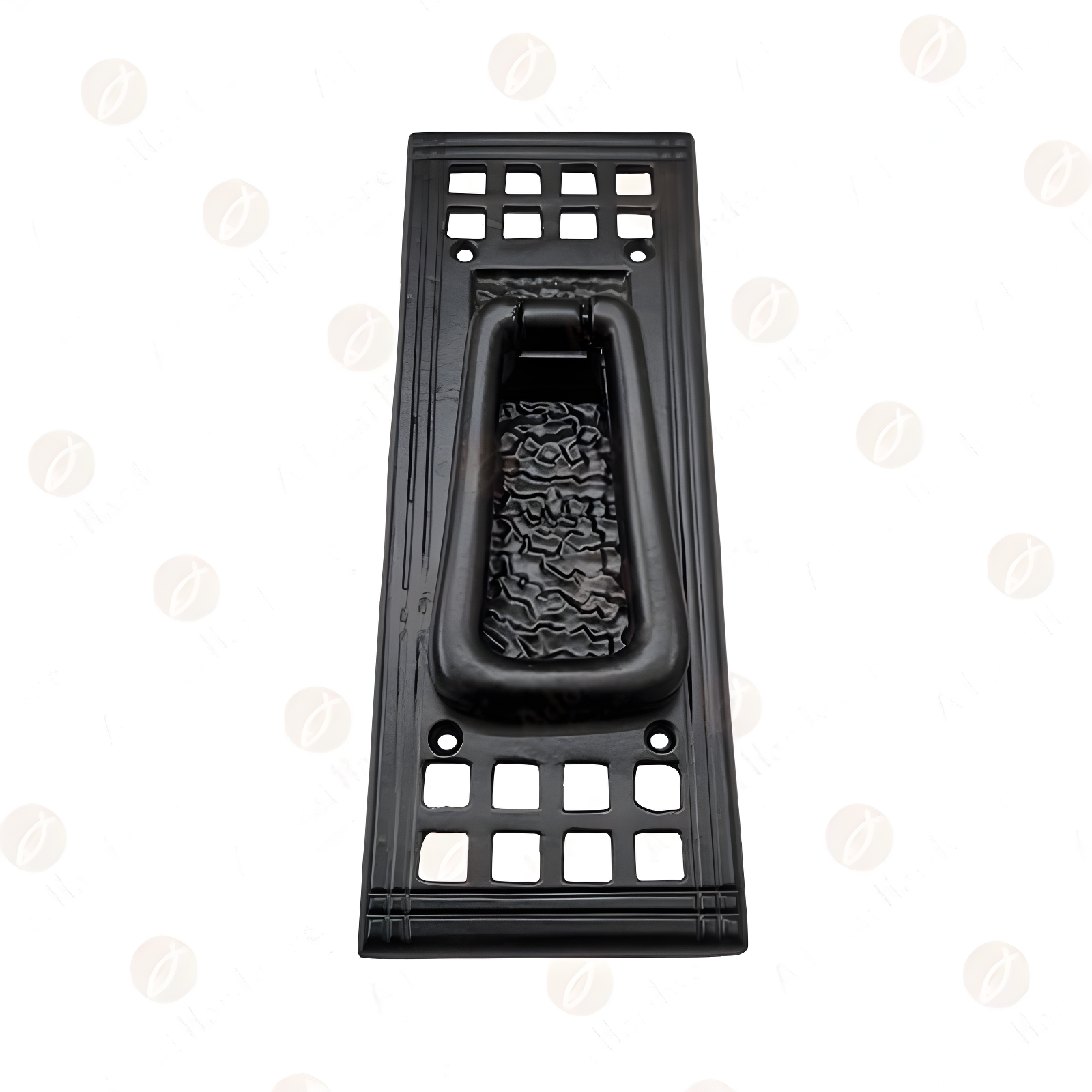 Adonai Hardware "Joppa Antique Iron Door Knocker (Black Powder Coated)