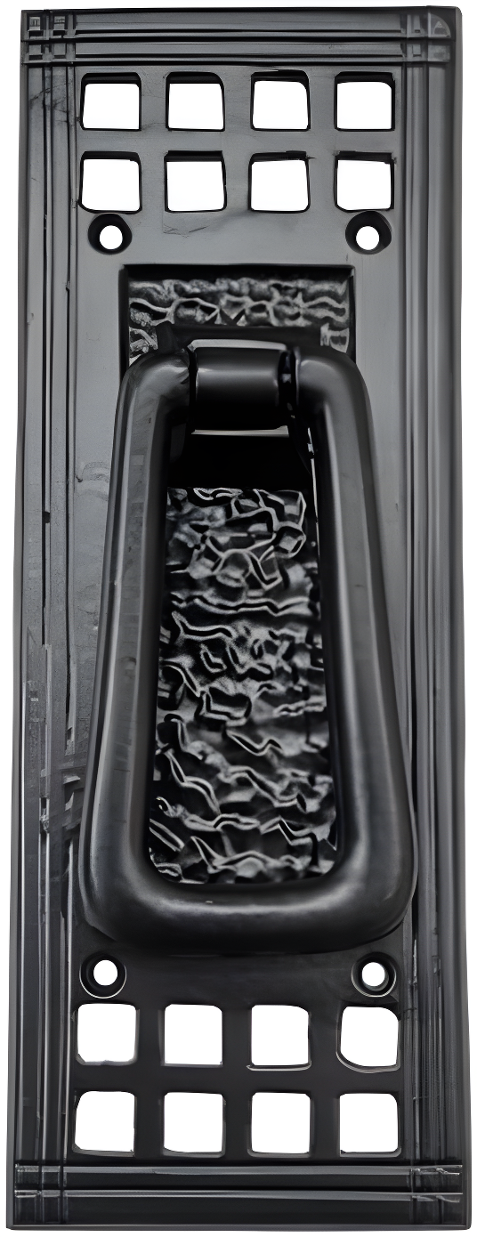 Adonai Hardware "Joppa Antique Iron Door Knocker (Black Powder Coated)