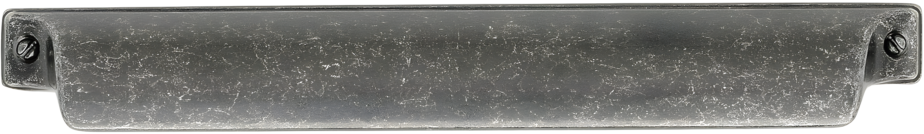 Amerock | Kitchen Cabinet Cup Pull | Antique Iron | 6-5/16 in (160 mm) Center-to-Center | Jolene | 1 Pack | Furniture Hardware | Cabinet Handle | Bathroom Drawer Pull