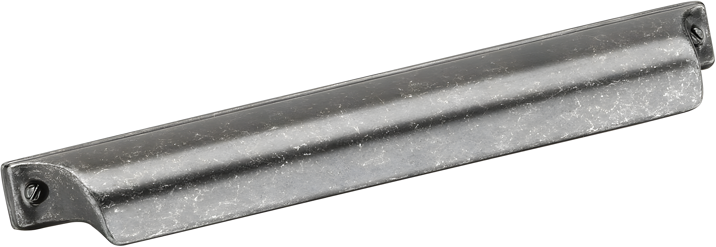 Amerock | Kitchen Cabinet Cup Pull | Antique Iron | 6-5/16 in (160 mm) Center-to-Center | Jolene | 1 Pack | Furniture Hardware | Cabinet Handle | Bathroom Drawer Pull