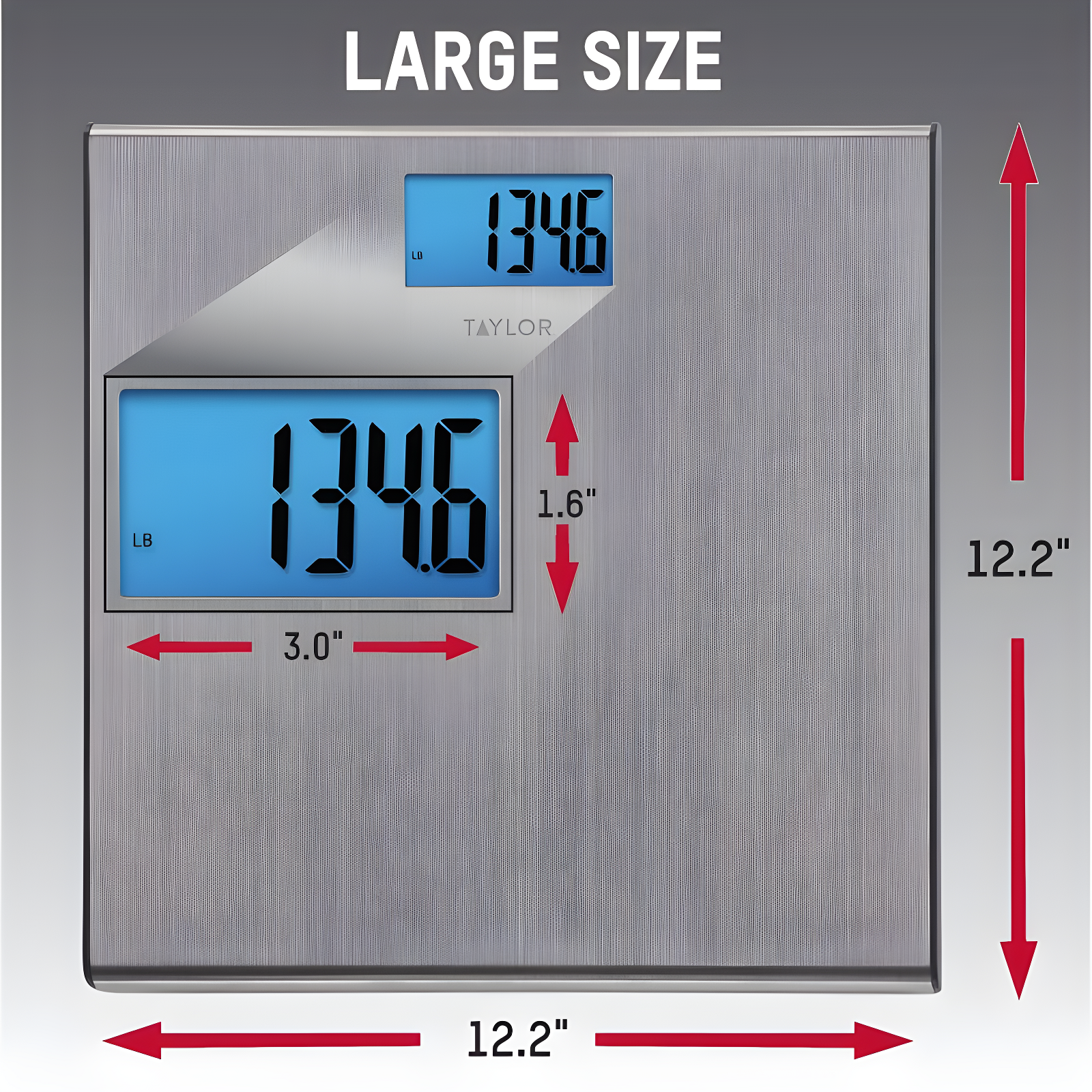 Taylor Digital Thin Stainless Steel Bathroom Scale
