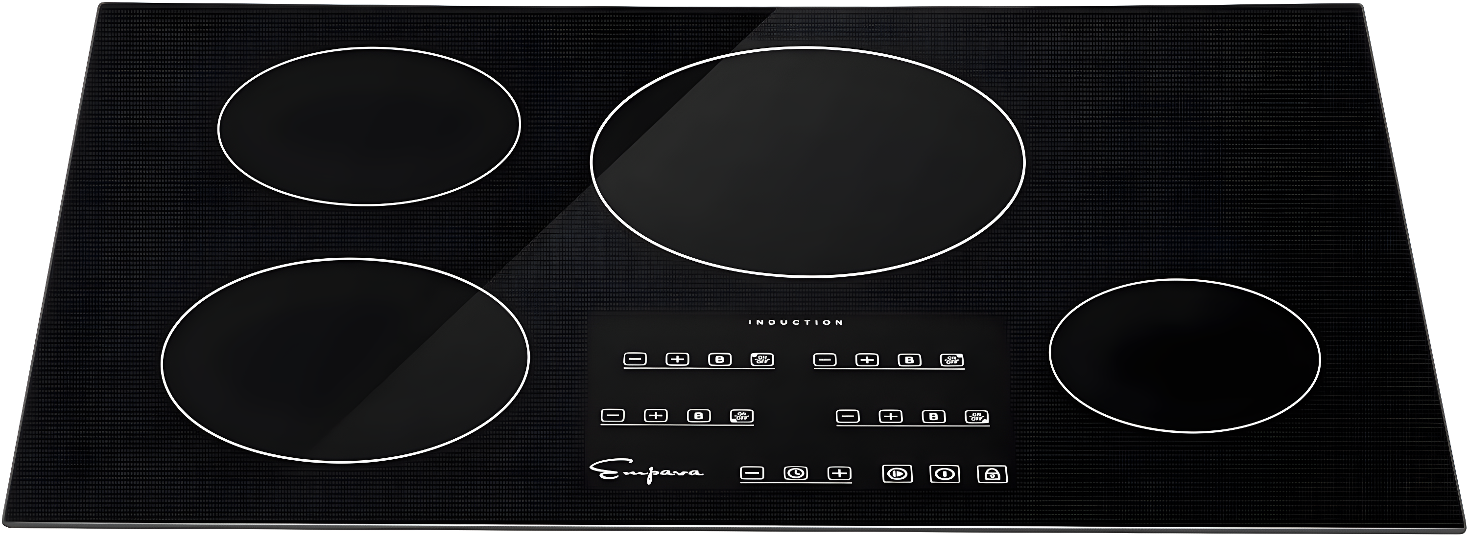 Empava 30'' Black Ceramic 4-Burner Induction Cooktop
