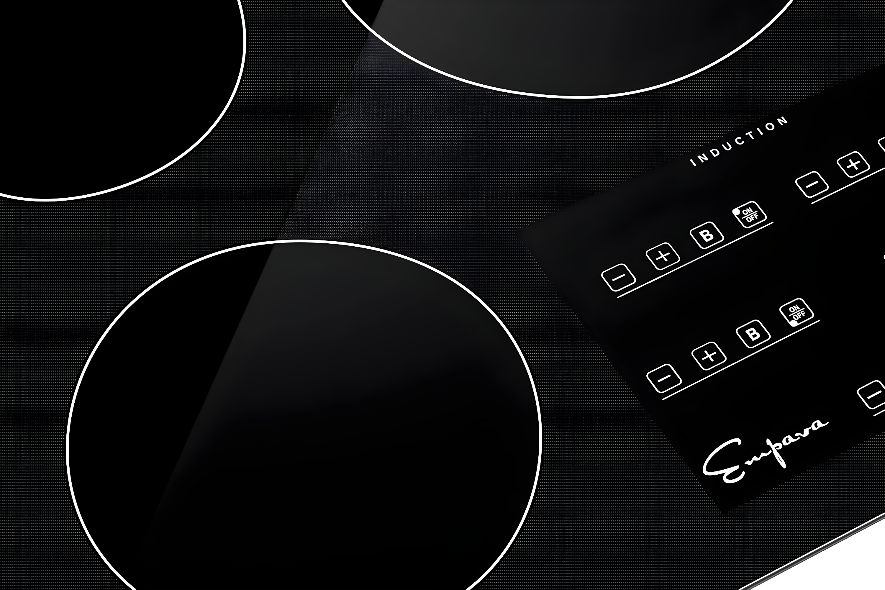 Empava 30'' Black Ceramic 4-Burner Induction Cooktop