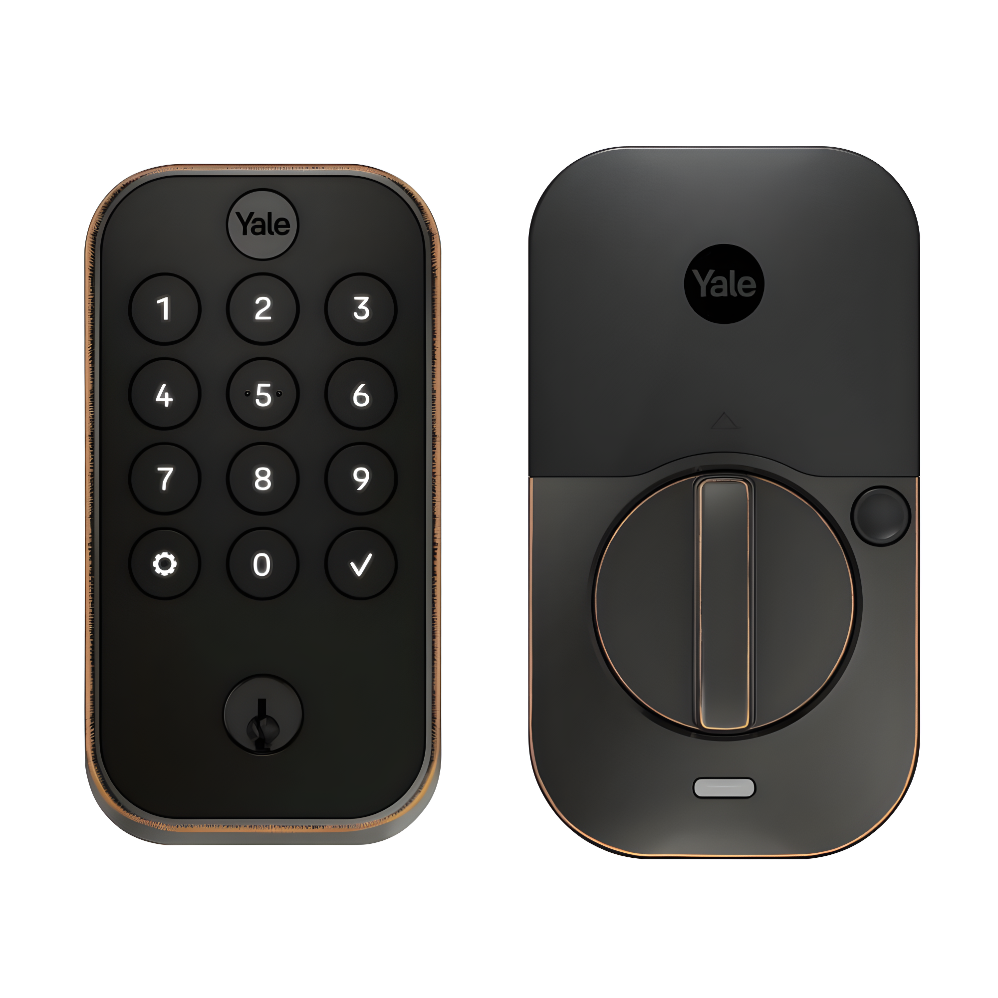 Yale Yrd410 Assure 2 Keypad Single Cylinder Keyless Entry Deadbolt - Bronze