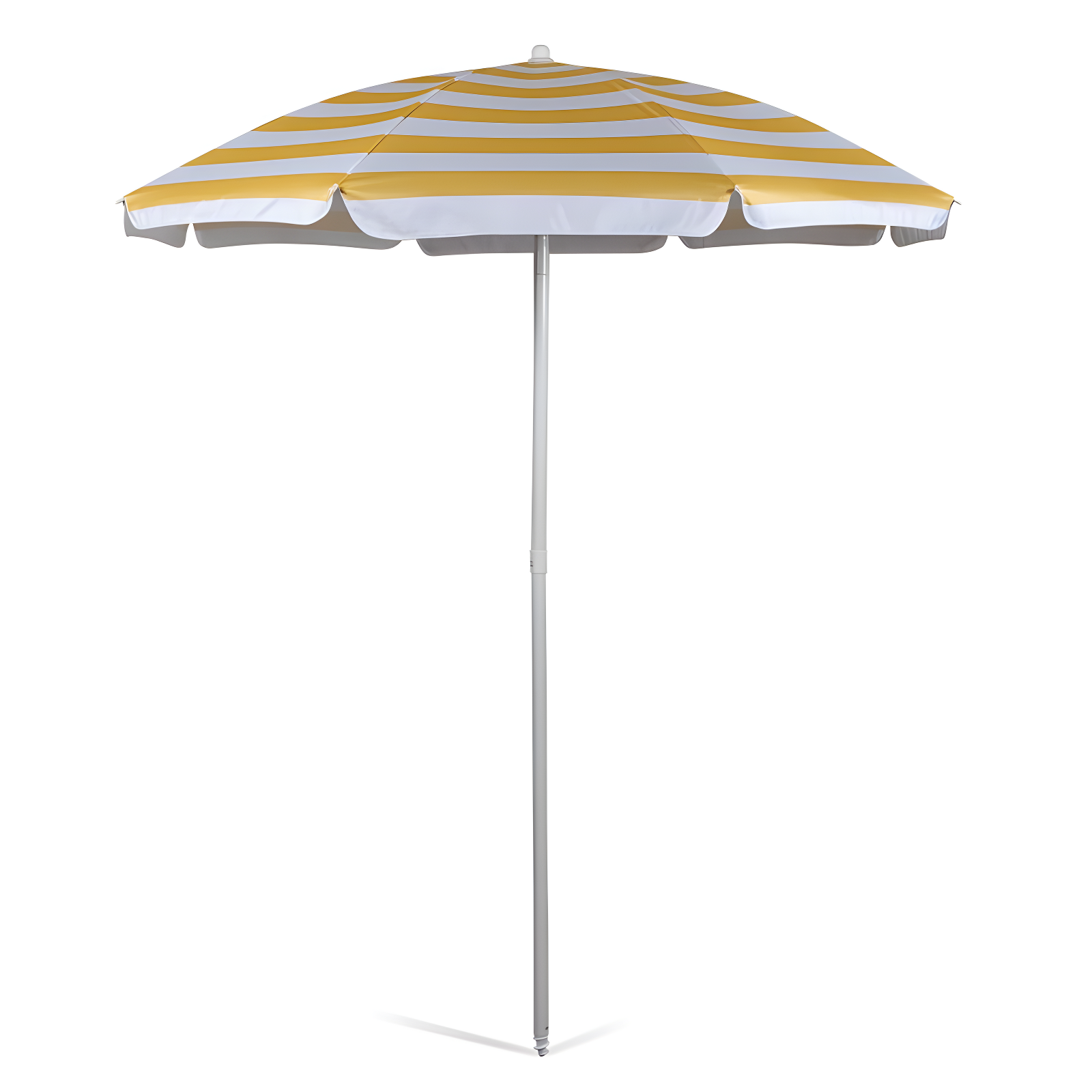 Oniva Portable Beach Stick Umbrella - Yellow Cabana Stripe