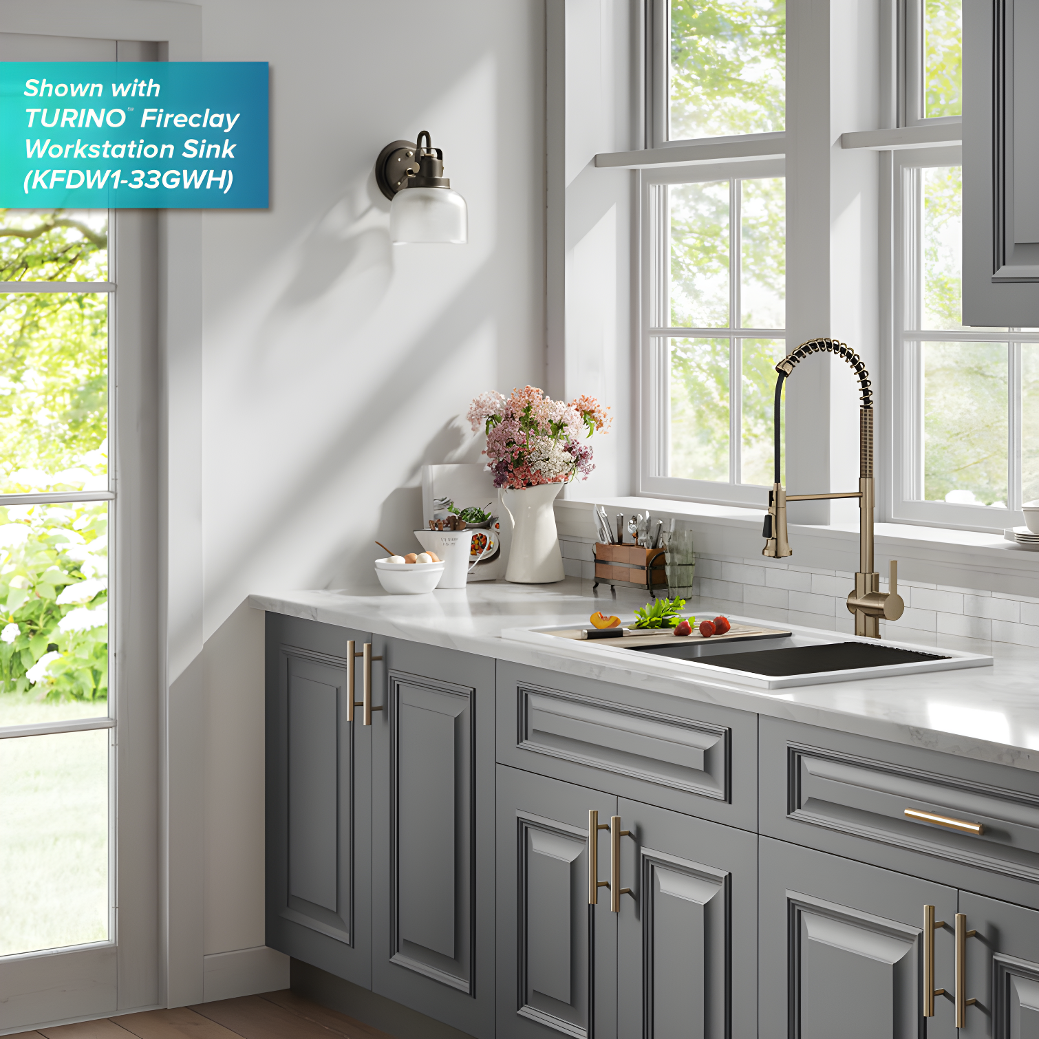 KRAUS Britt Touchless Sensor Commercial Single Handle Pull Down Kitchen Faucet