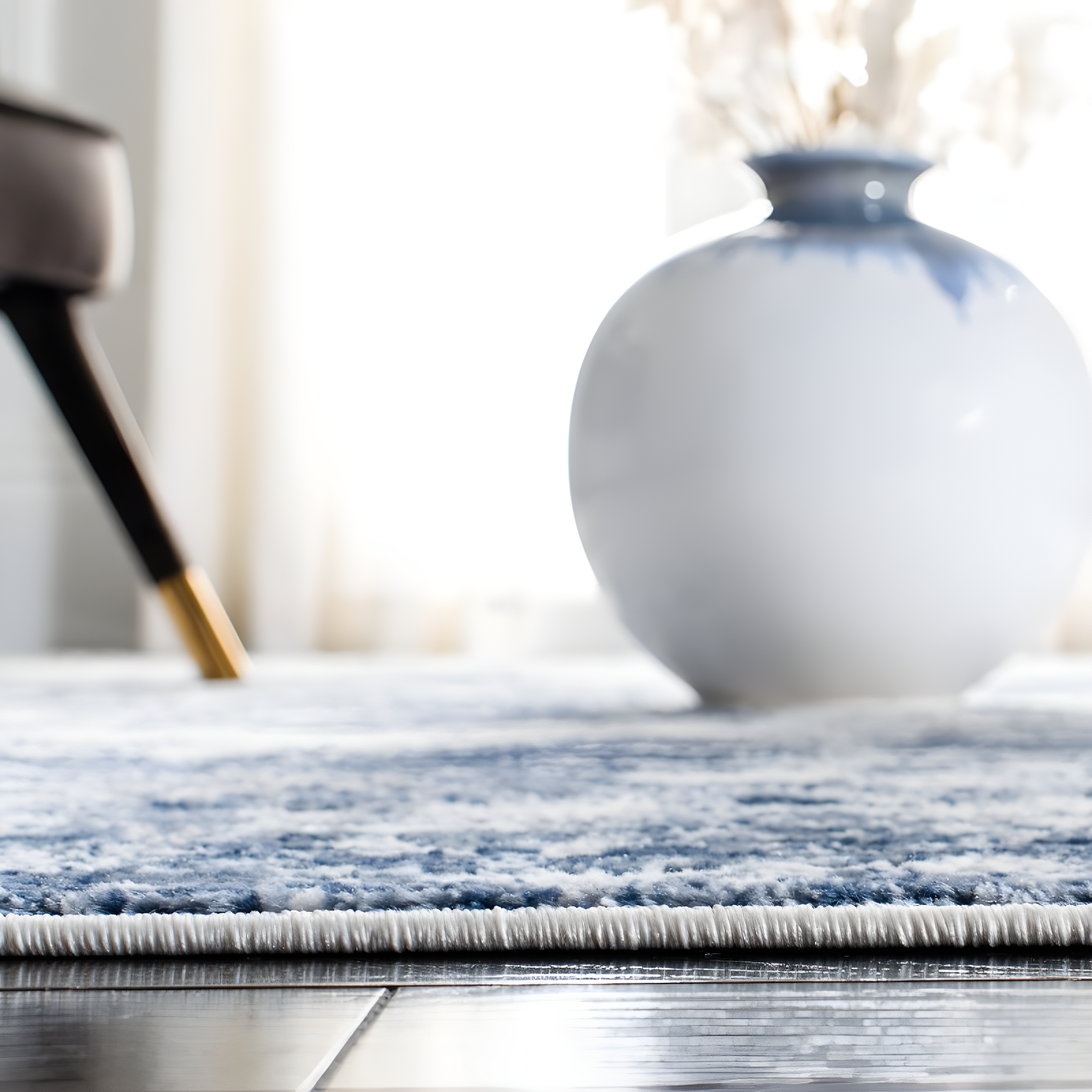 Amelia ALA705 Power Loomed Accent Rug - Navy/Grey - 2'2"x4' - Safavieh.