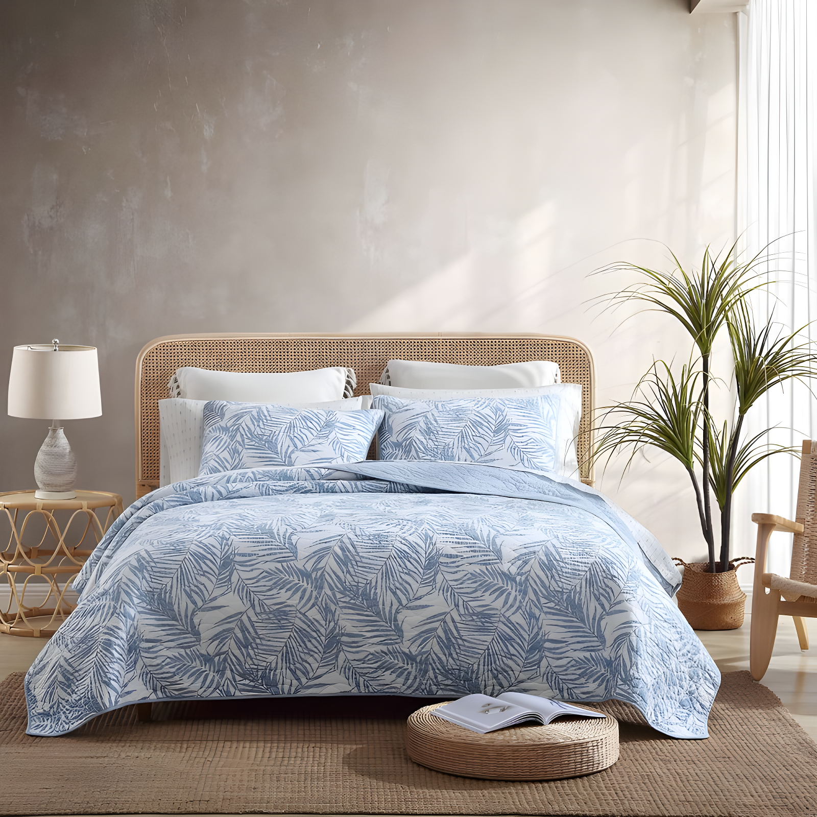 Tommy Bahama Home Tommy Bahama Palmday Cotton Reversible Quilt Set