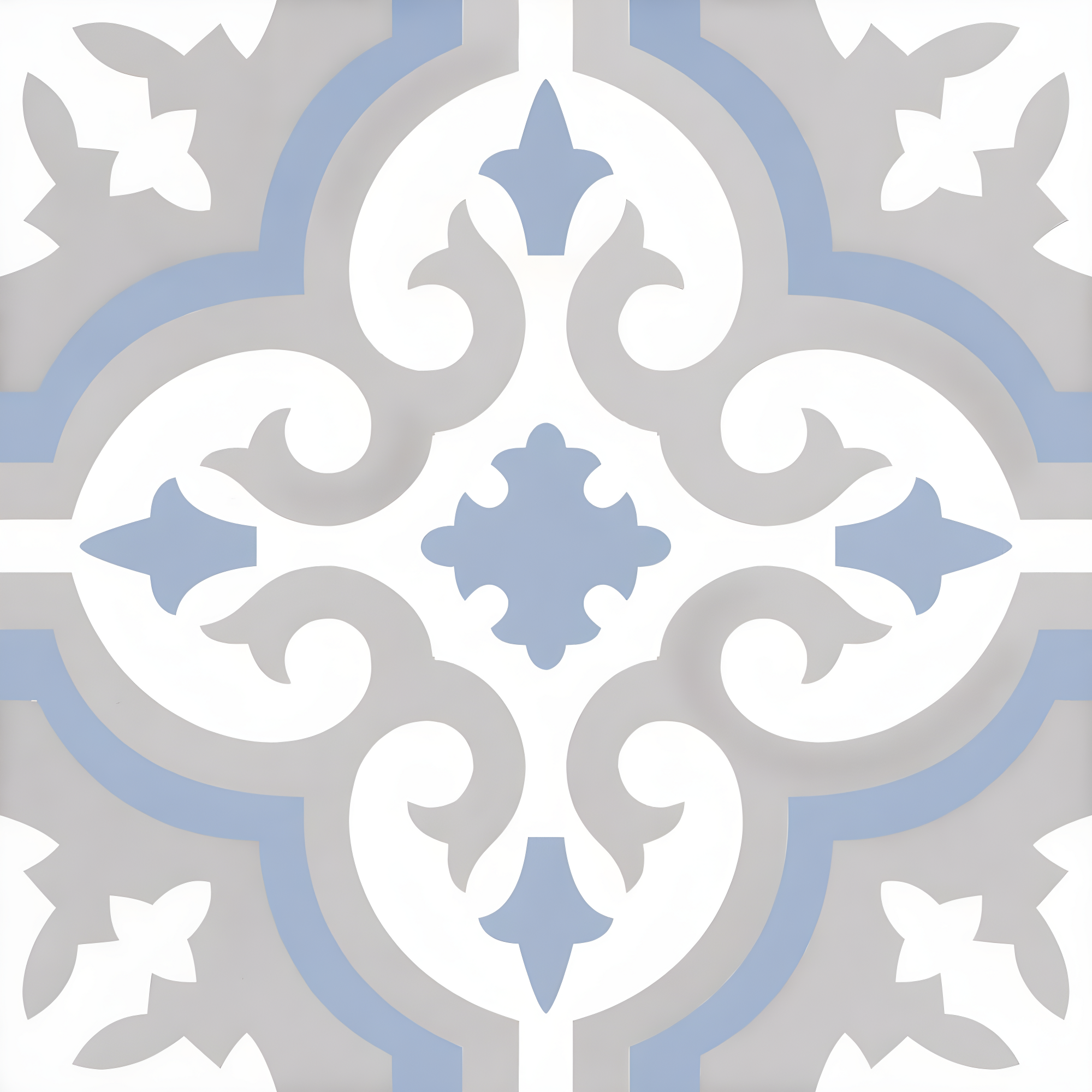 SAMPLE-Bliss 8" x 8" Porcelain Spanish / Moroccan Wall & Floor Tile