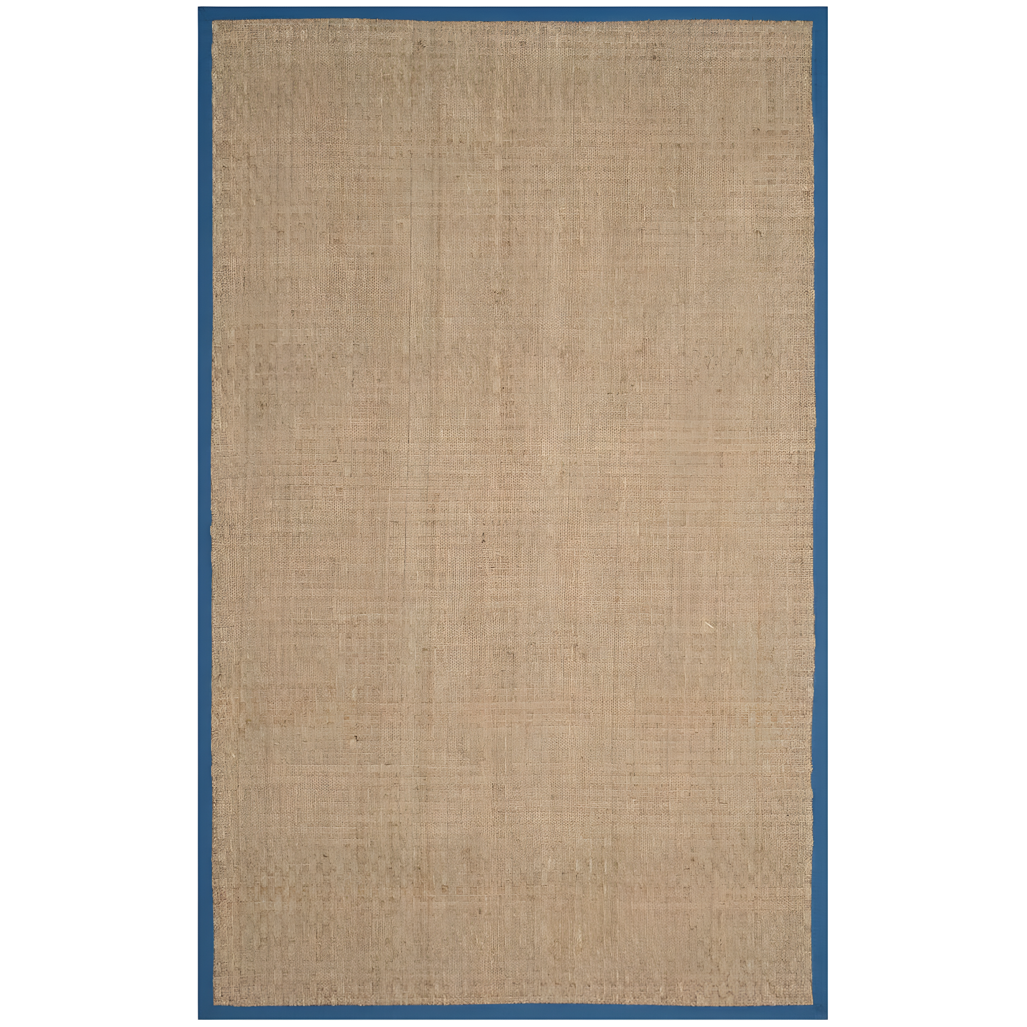 SAFAVIEH Natural Fiber Arbor Bordered Area Rug, Natural/Navy, 9' x 12'