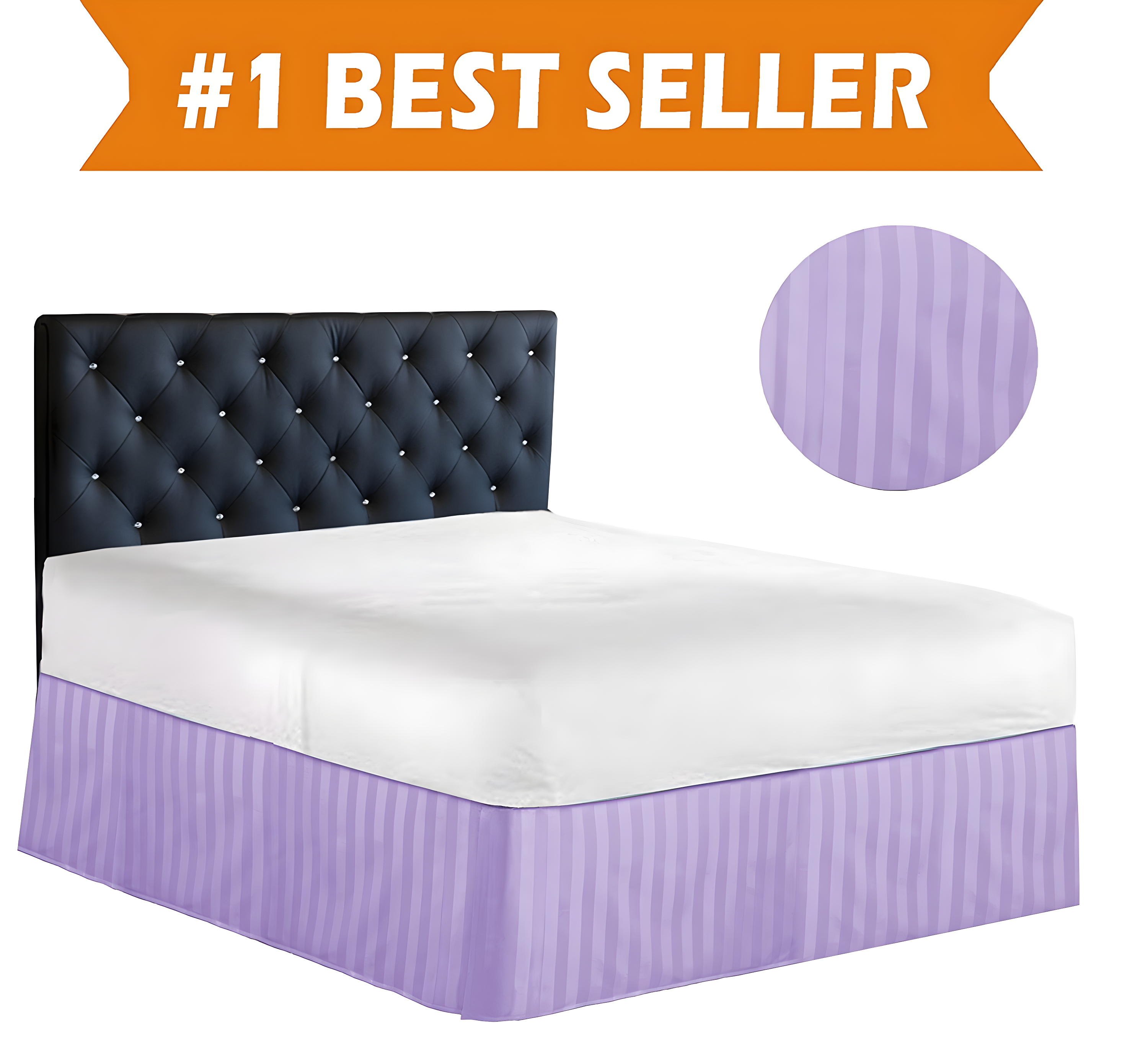 Tailored Wrinkle Resistant Bed Skirt