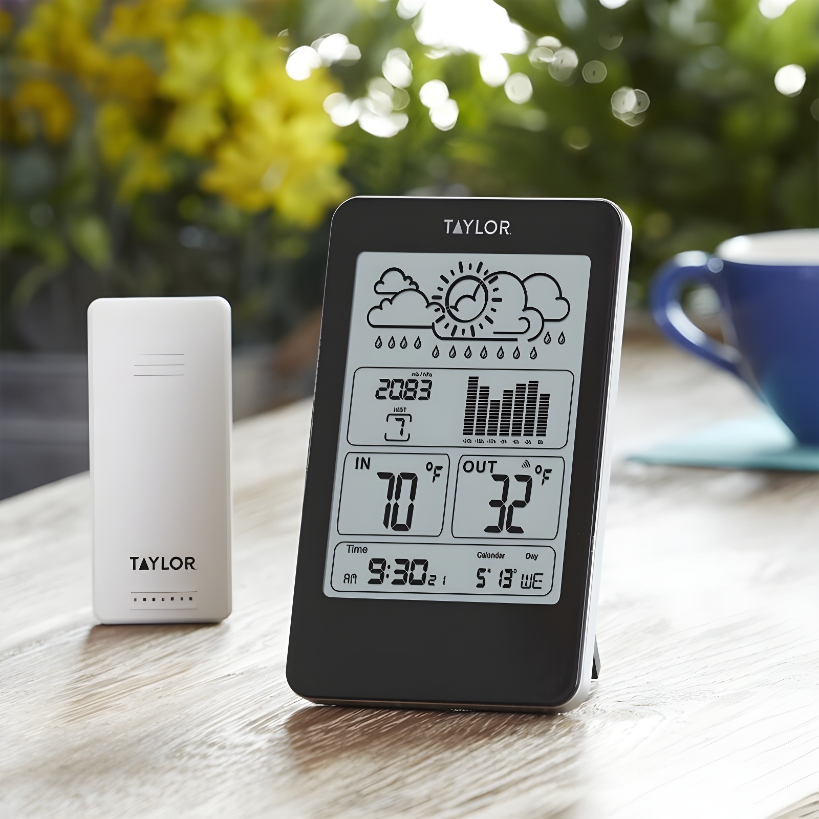 Taylor Taylor Digital Indoor/Outdoor Thermometer and Barometer with Wireless Remote