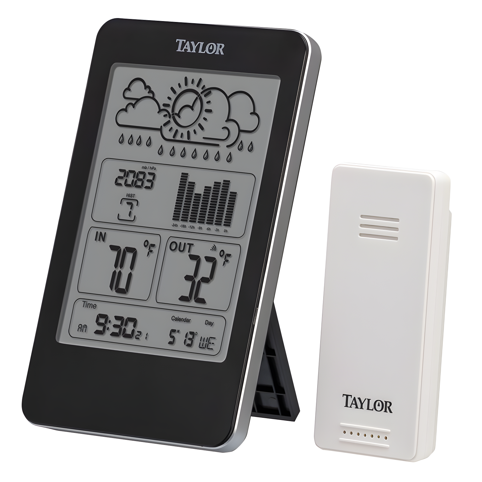 Taylor Taylor Digital Indoor/Outdoor Thermometer and Barometer with Wireless Remote