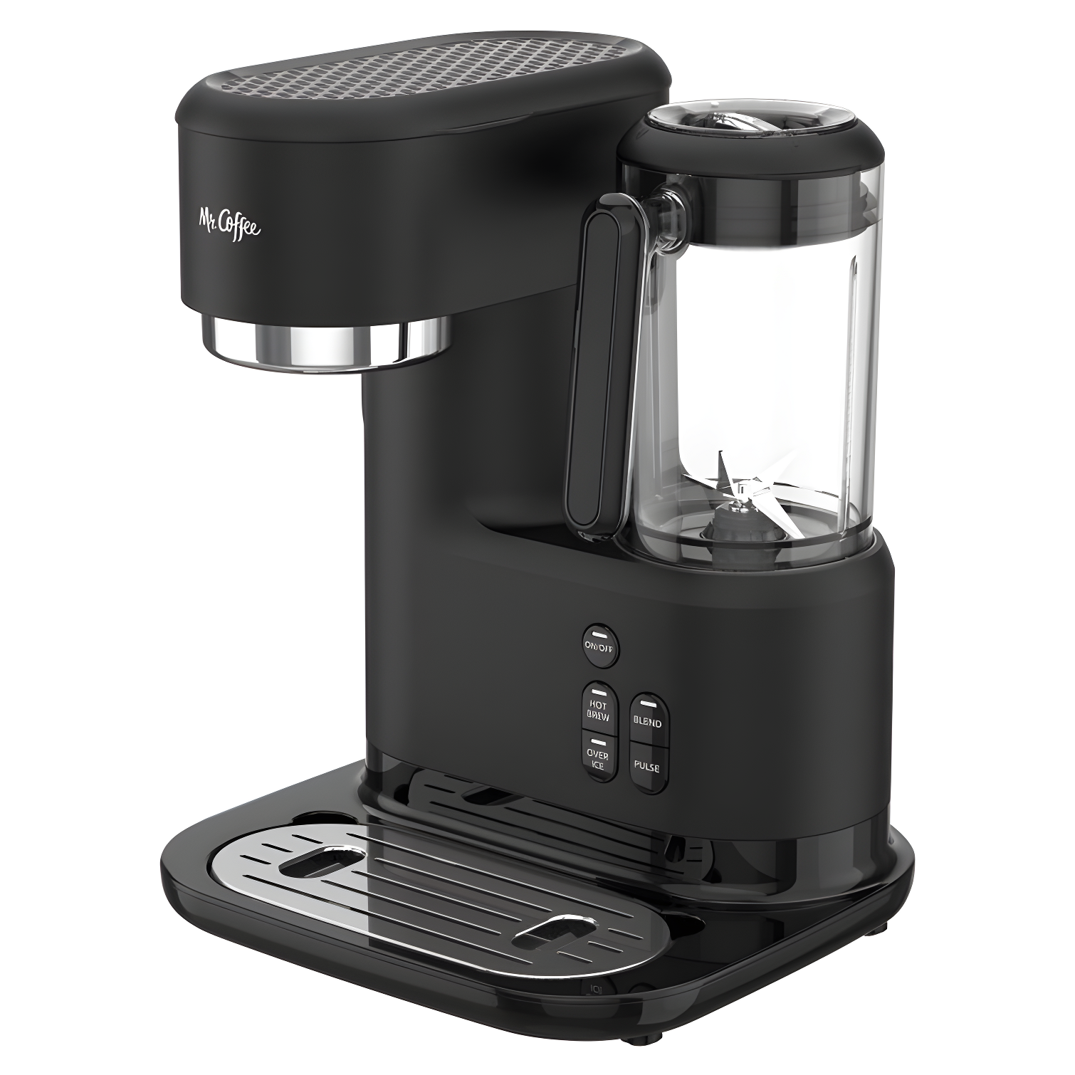 Mr. Coffee 2149282 Mr. Coffee Single-Serve Iced And Hot Coffee Maker And Blender With 2 Tumblers