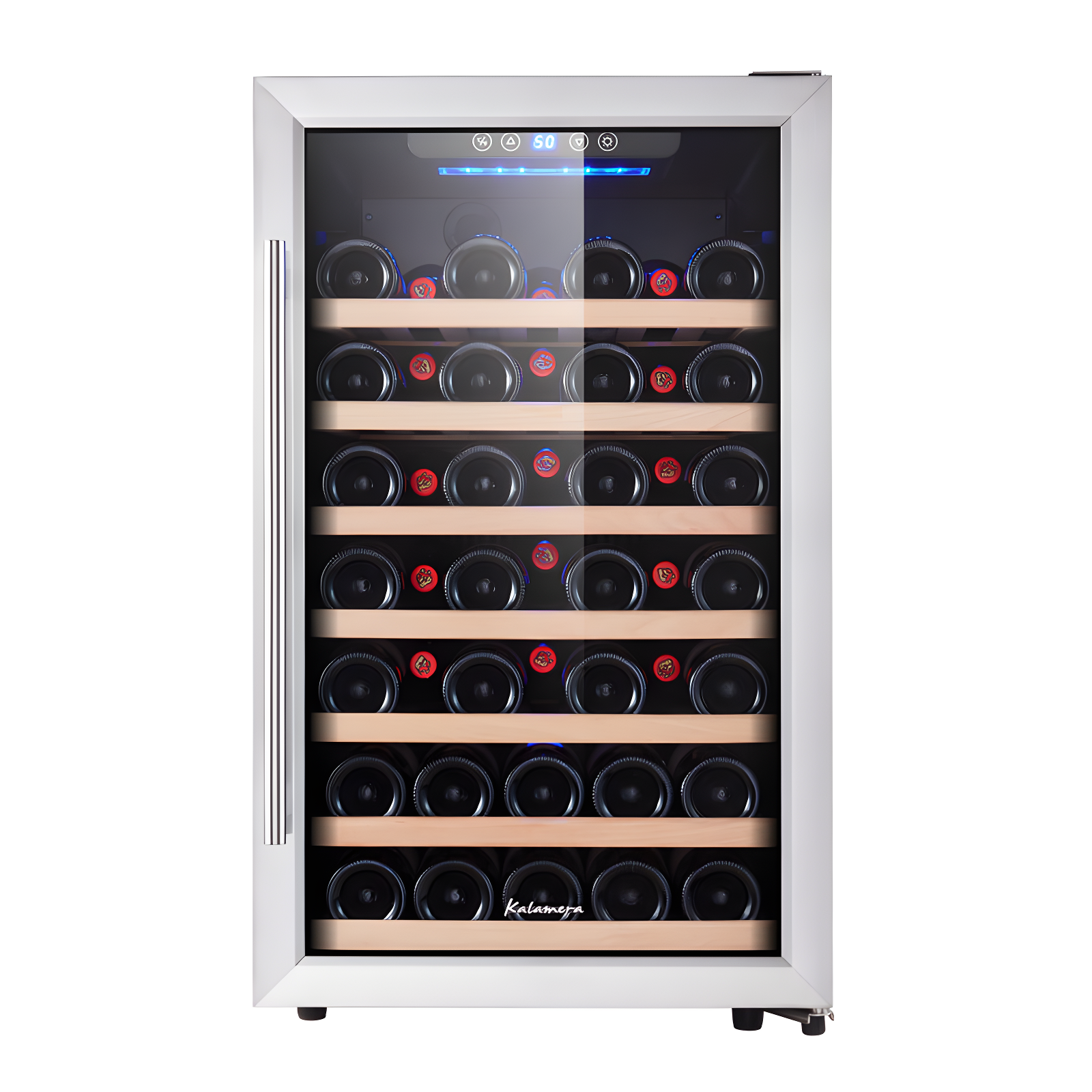Kalamera Kalamera Single Zone 19.3'' Freestanding 50 Bottle Wine Refrigerator