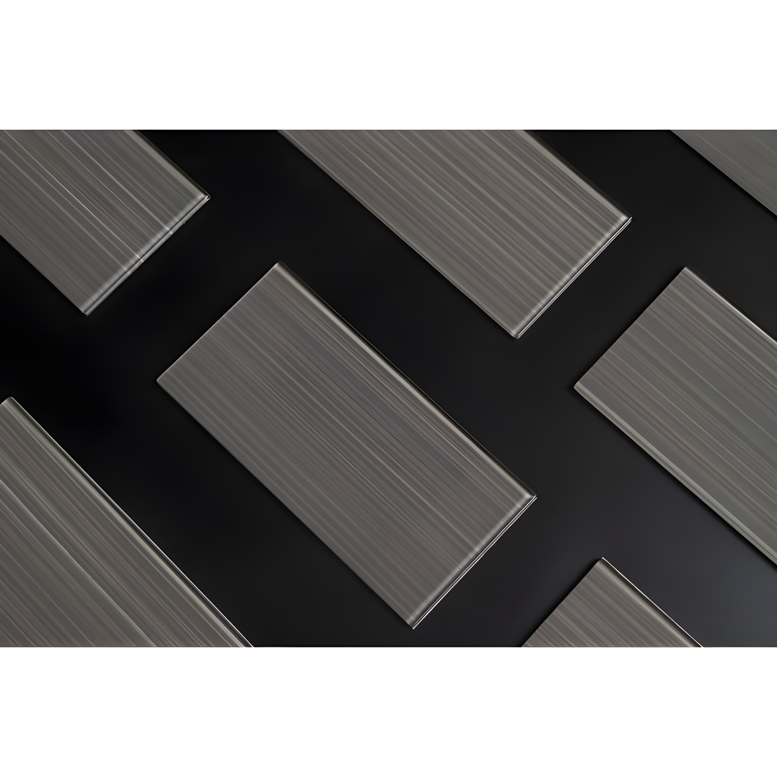 Hand Painted Series 3'' W x 6'' L Glass Peel and Stick Subway Tile