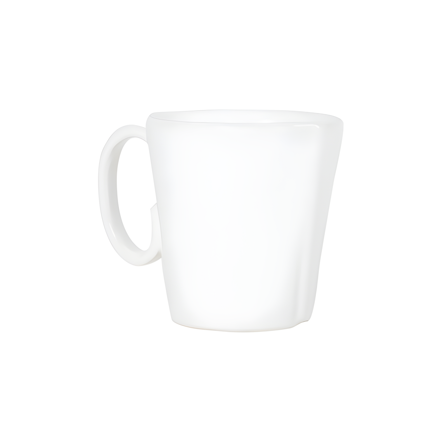 White Ceramic Microwave Safe Coffee Mug