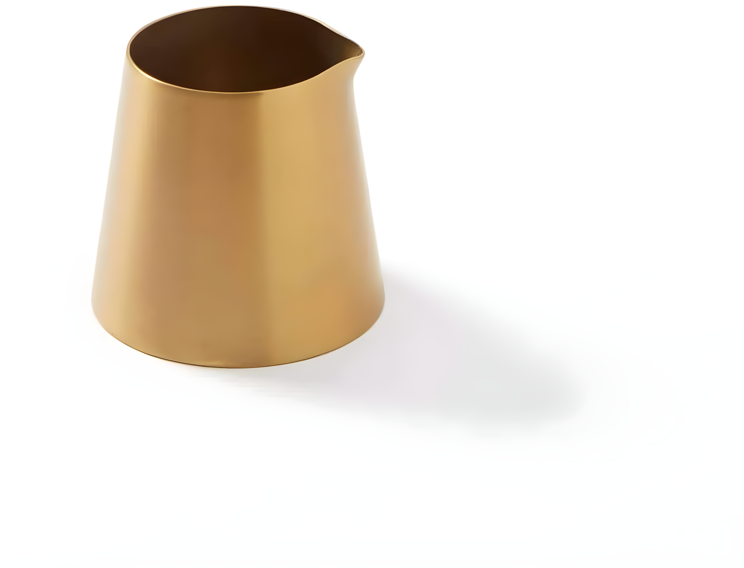 Petite Satin Gold Stainless Steel Creamer