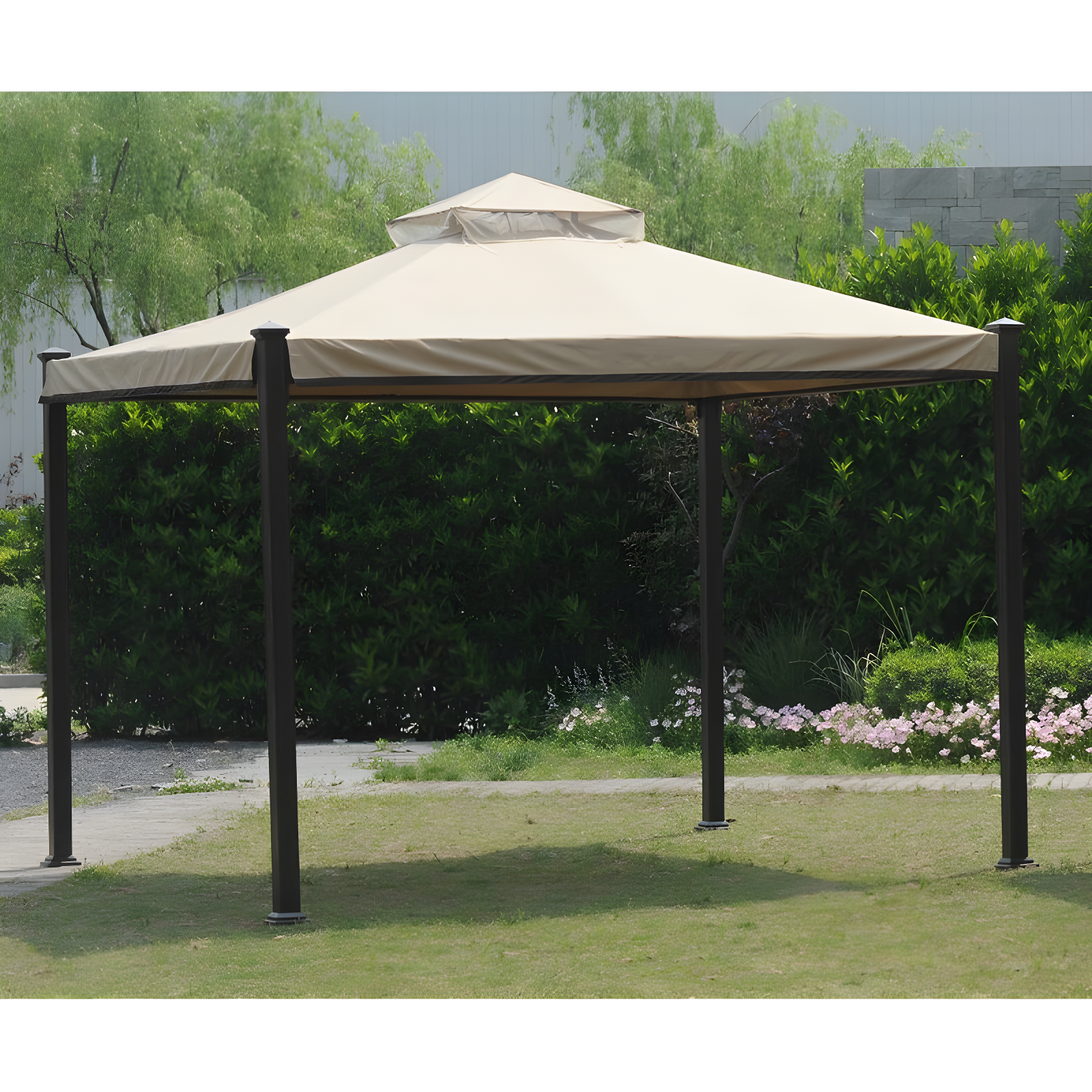 Pure Joy Sesame Fabric Replacement Canopy for Gazebo