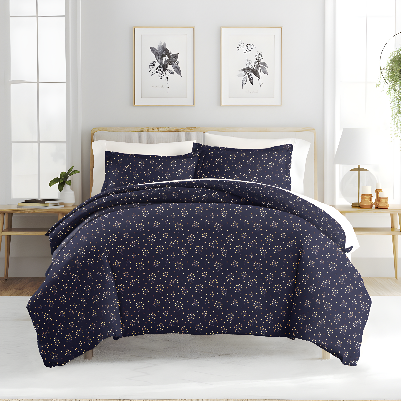 Home Garden Pattern Duvet Cover Set