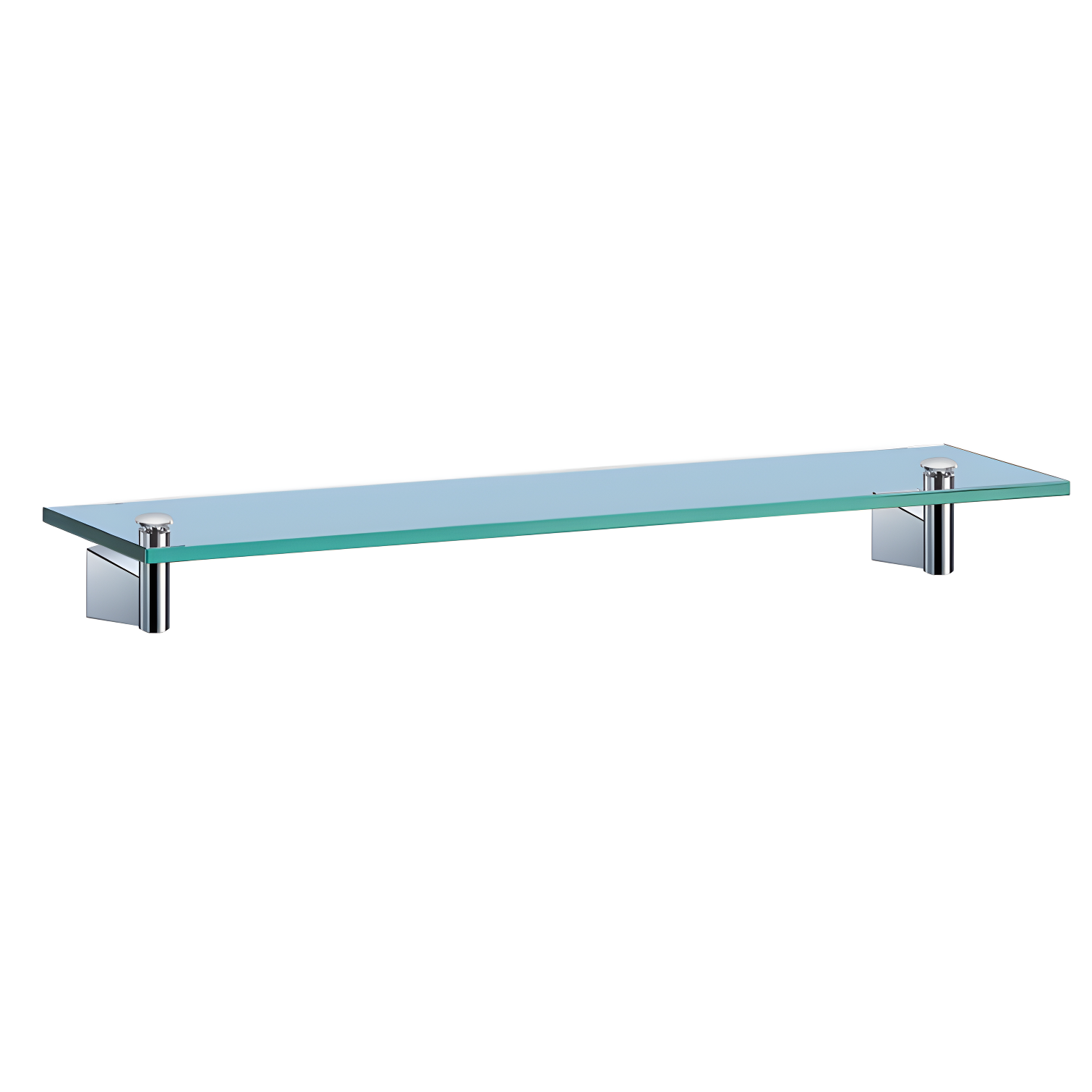 Bleu Wall Mount Rectangle Tempered Glass Shelf | Floating Shelf