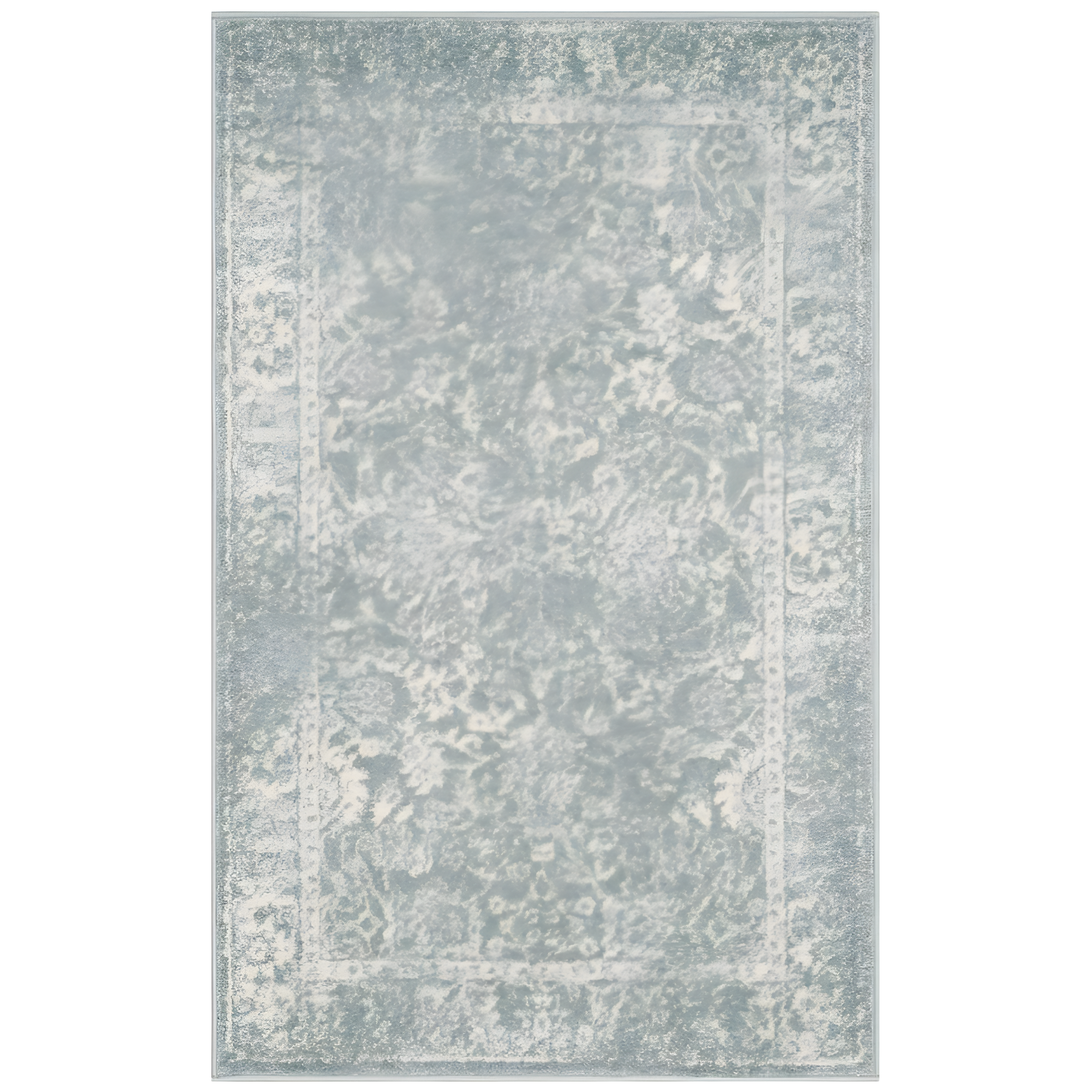SAFAVIEH Adirondack Wyatt Distressed Area Rug, Slate/Ivory, 3' x 5'