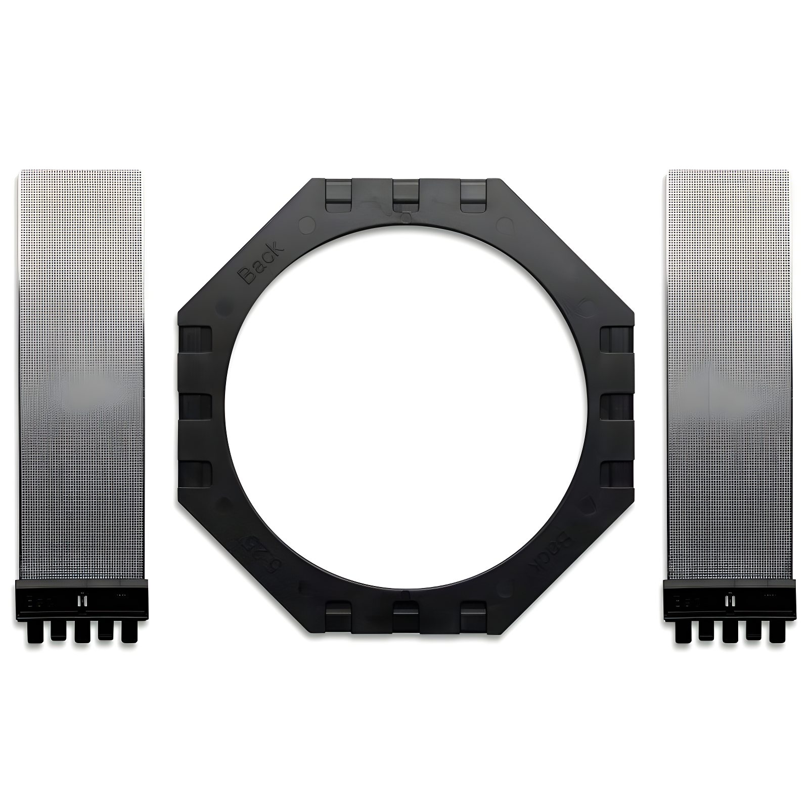 Russound® In-Ceiling/In-Wall Rough-in Speaker Brackets for SB-C80 8-In. Speakers in Black