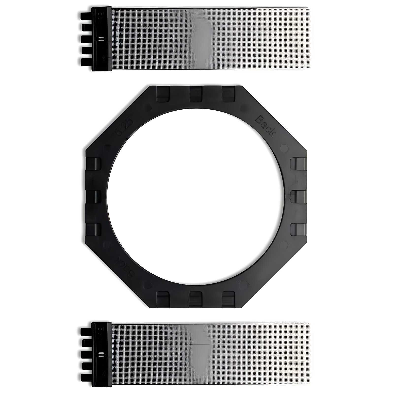 Russound® In-Ceiling/In-Wall Rough-in Speaker Brackets for SB-C80 8-In. Speakers in Black