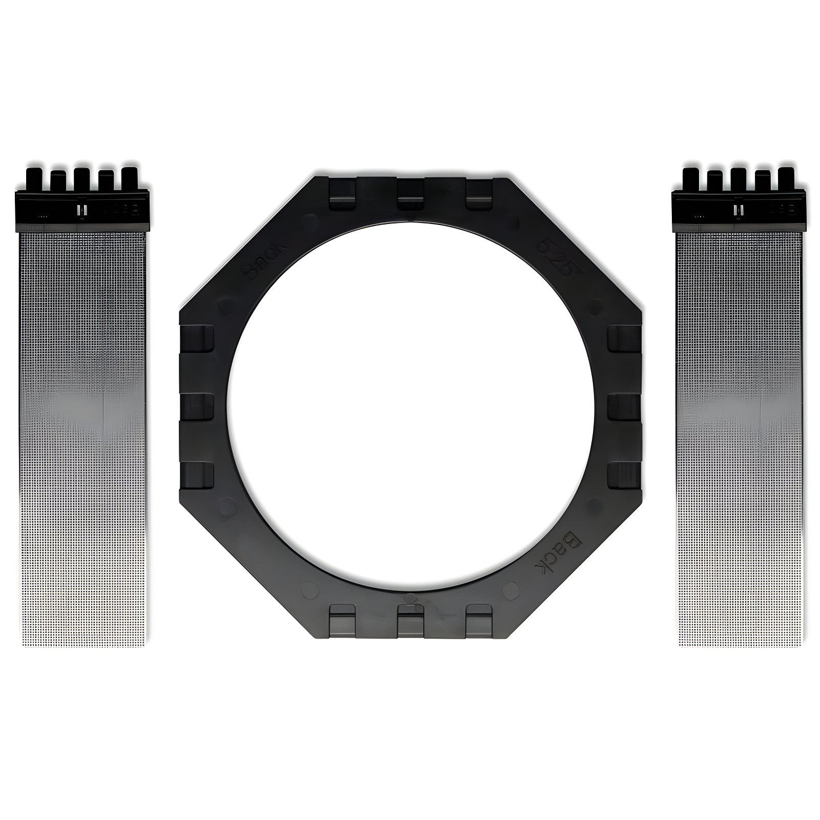 Russound® In-Ceiling/In-Wall Rough-in Speaker Brackets for SB-C80 8-In. Speakers in Black