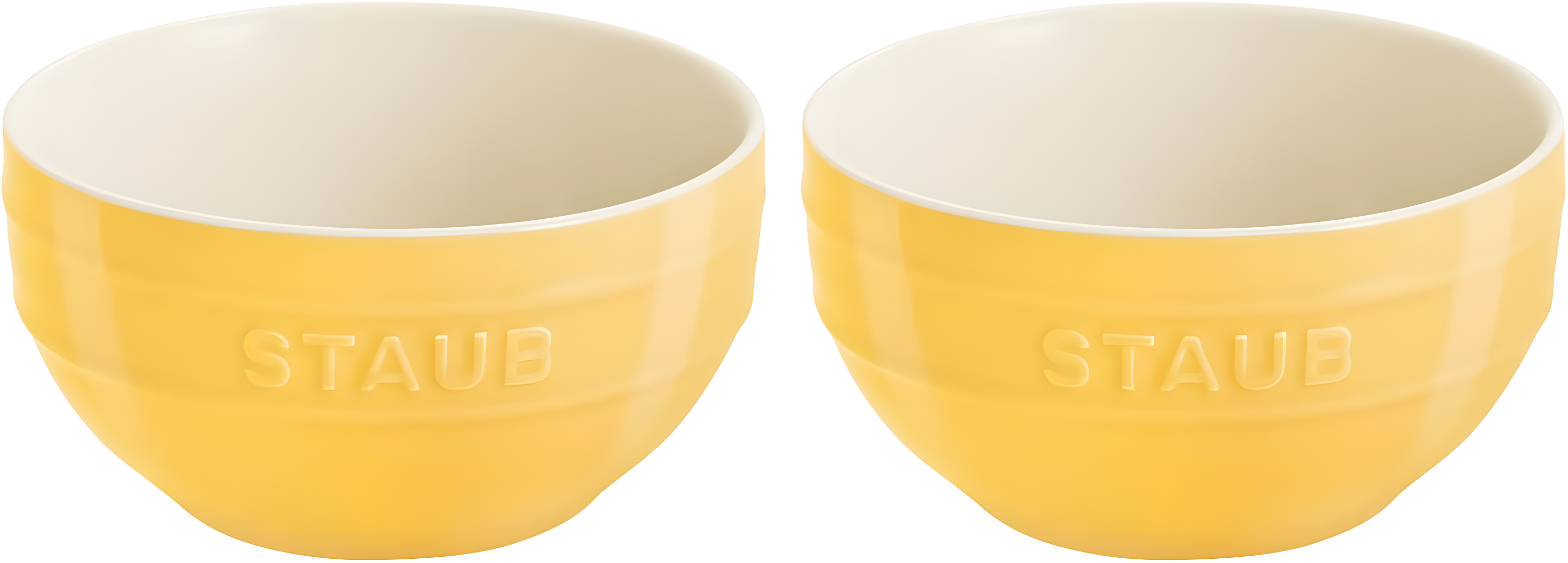 Staub Ceramic 2-pc Large Universal Bowl Set - Citron