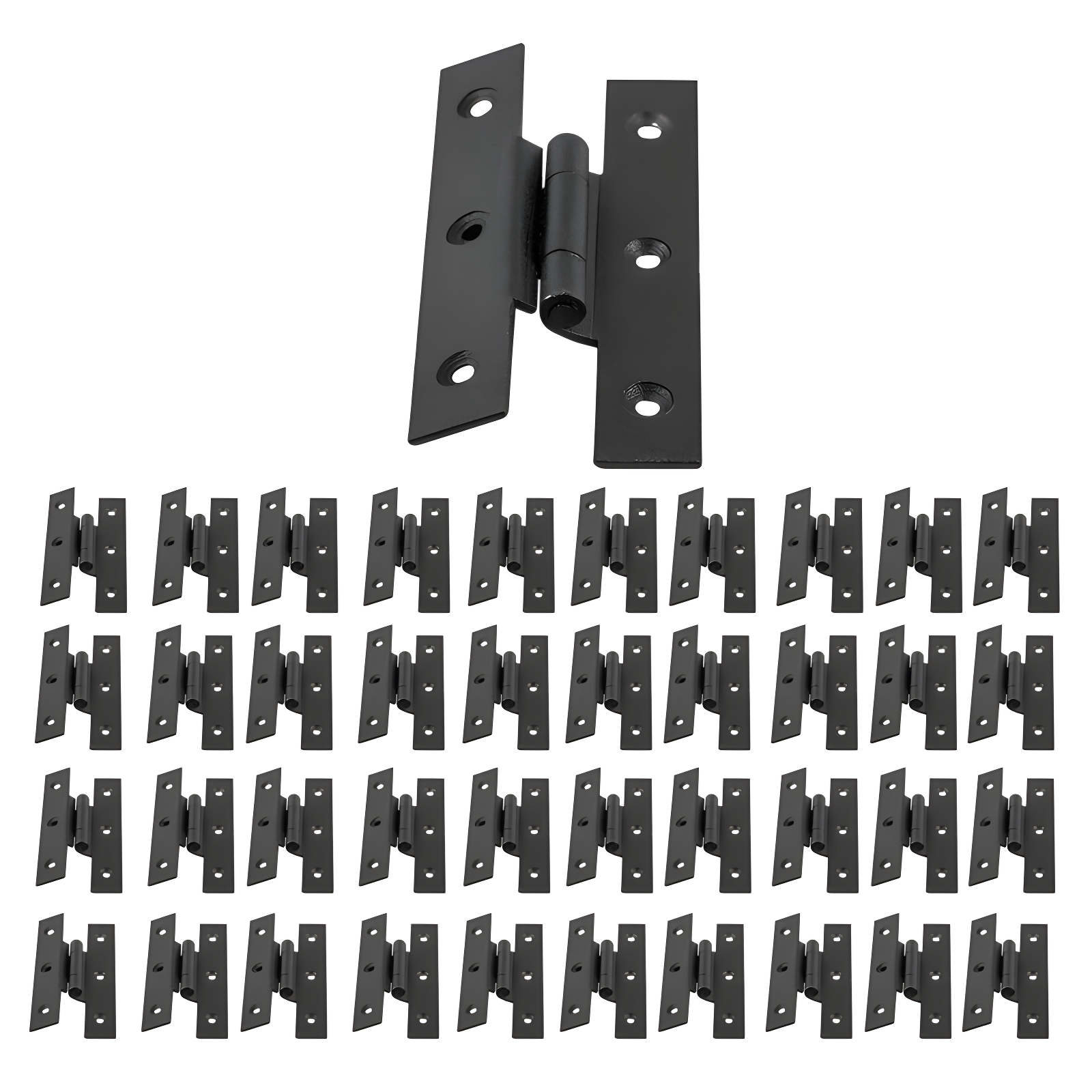 The Renovators Supply Inc. Iron H-Hinge (Set of 40)