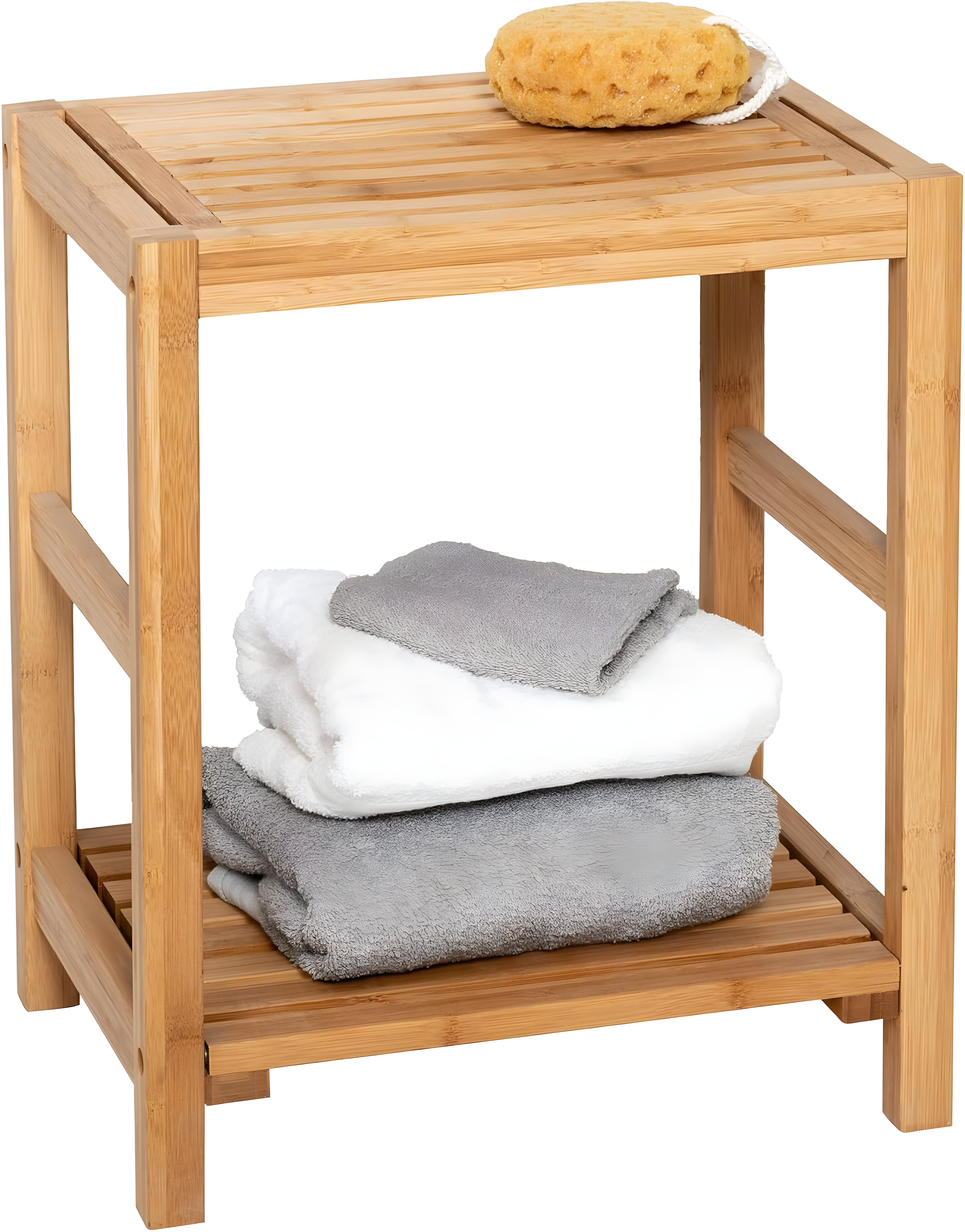Honey-Can-Do Bamboo Spa Bench BTH-02100 Natural 200 lbs