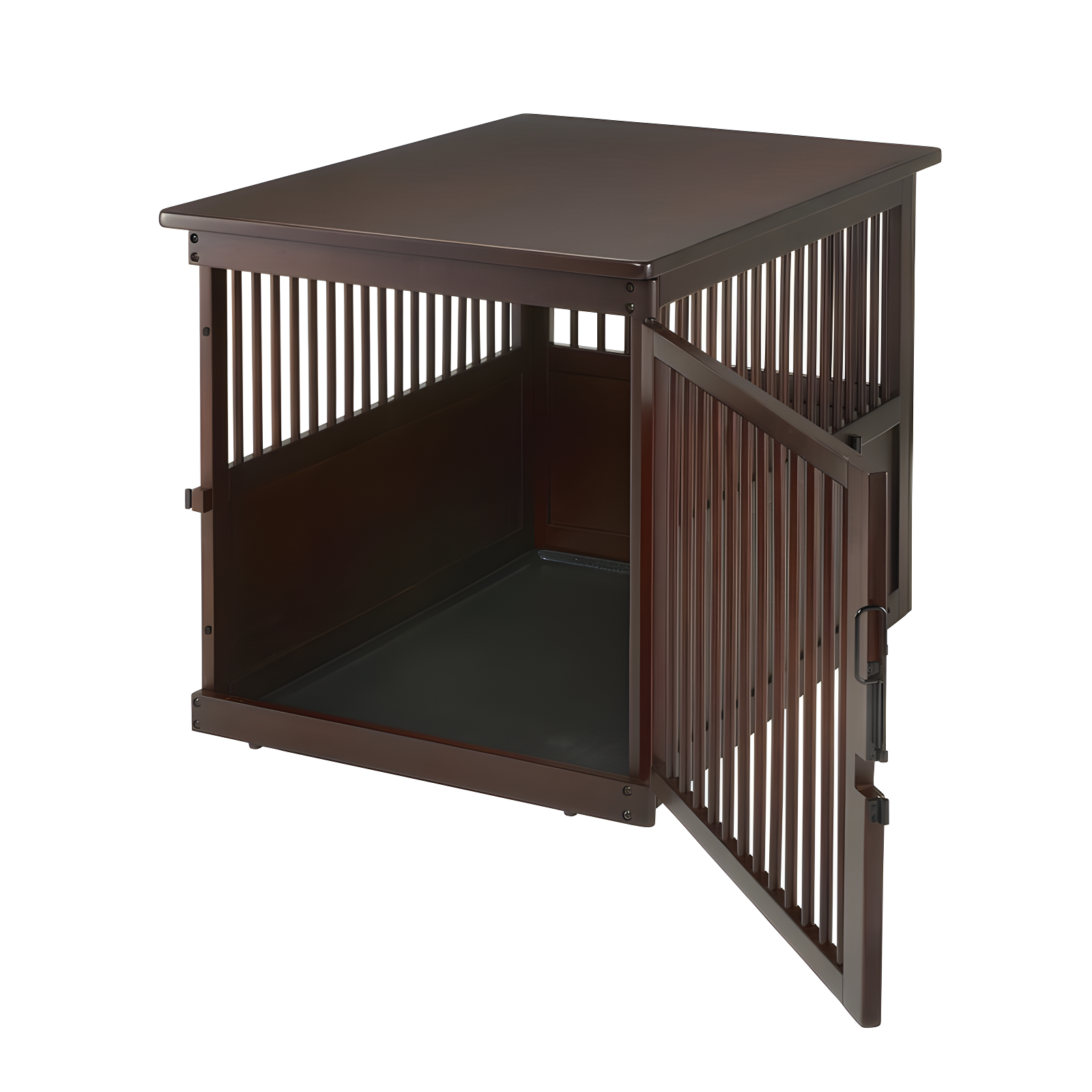 Wooden End Table Pet Crate