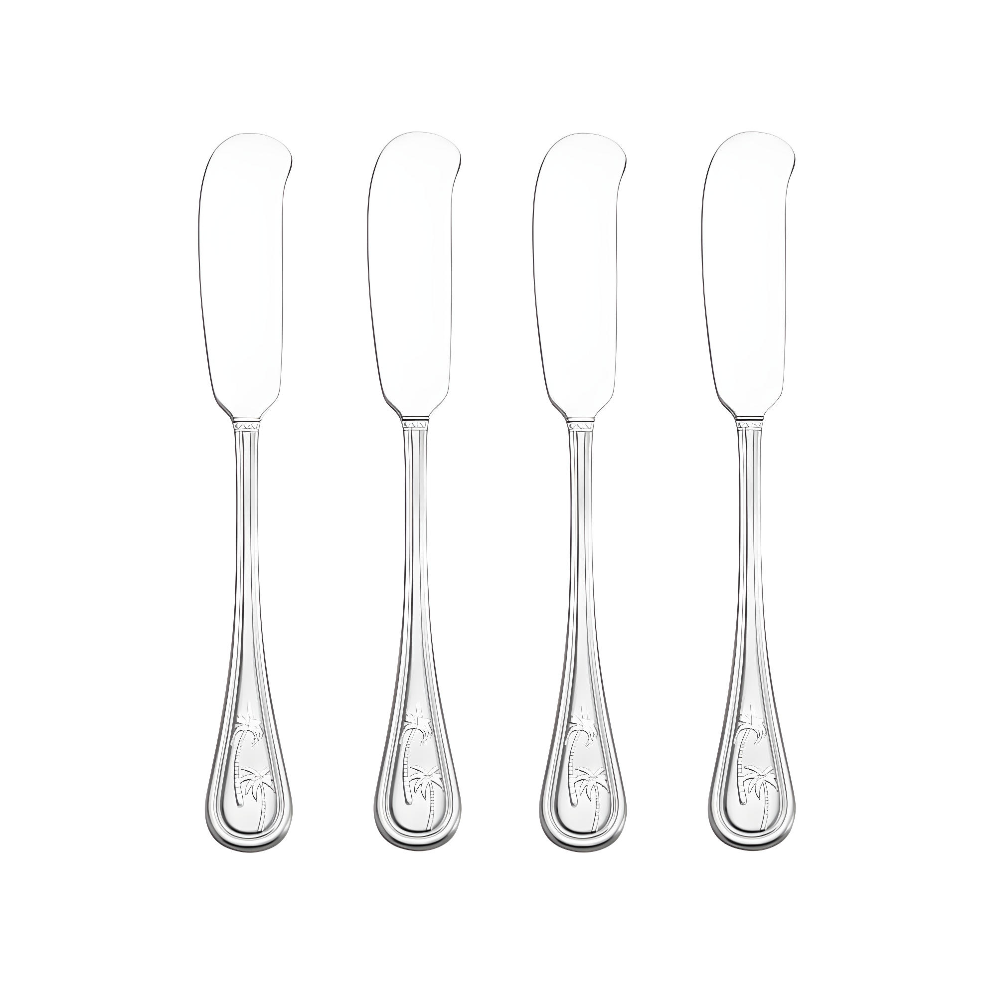 Towle Living Palm Breeze Stainless Steel Spreader, Set of 4